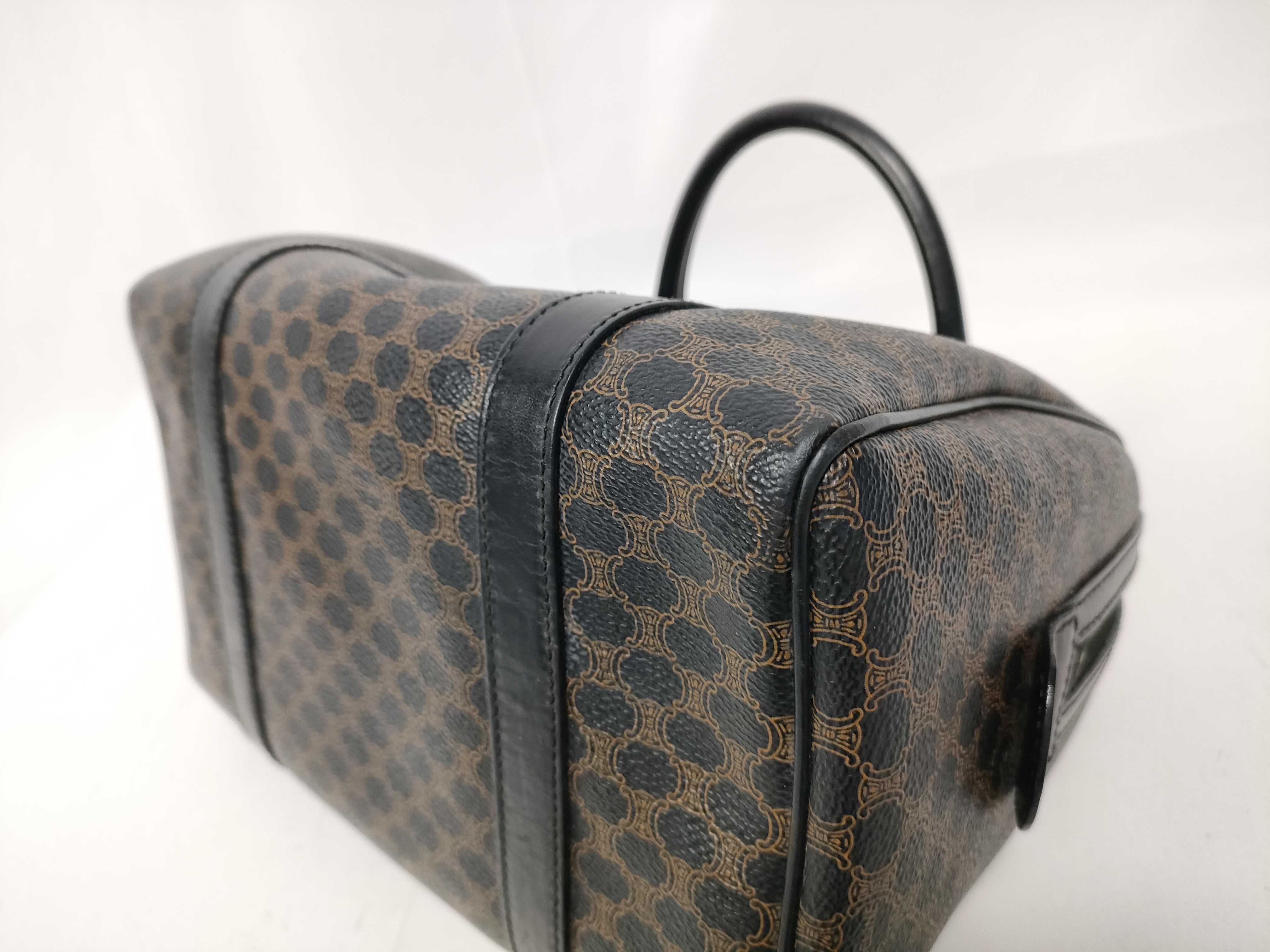 Black Macadam Mini Boston Triomphe Bag Handbag — view 5