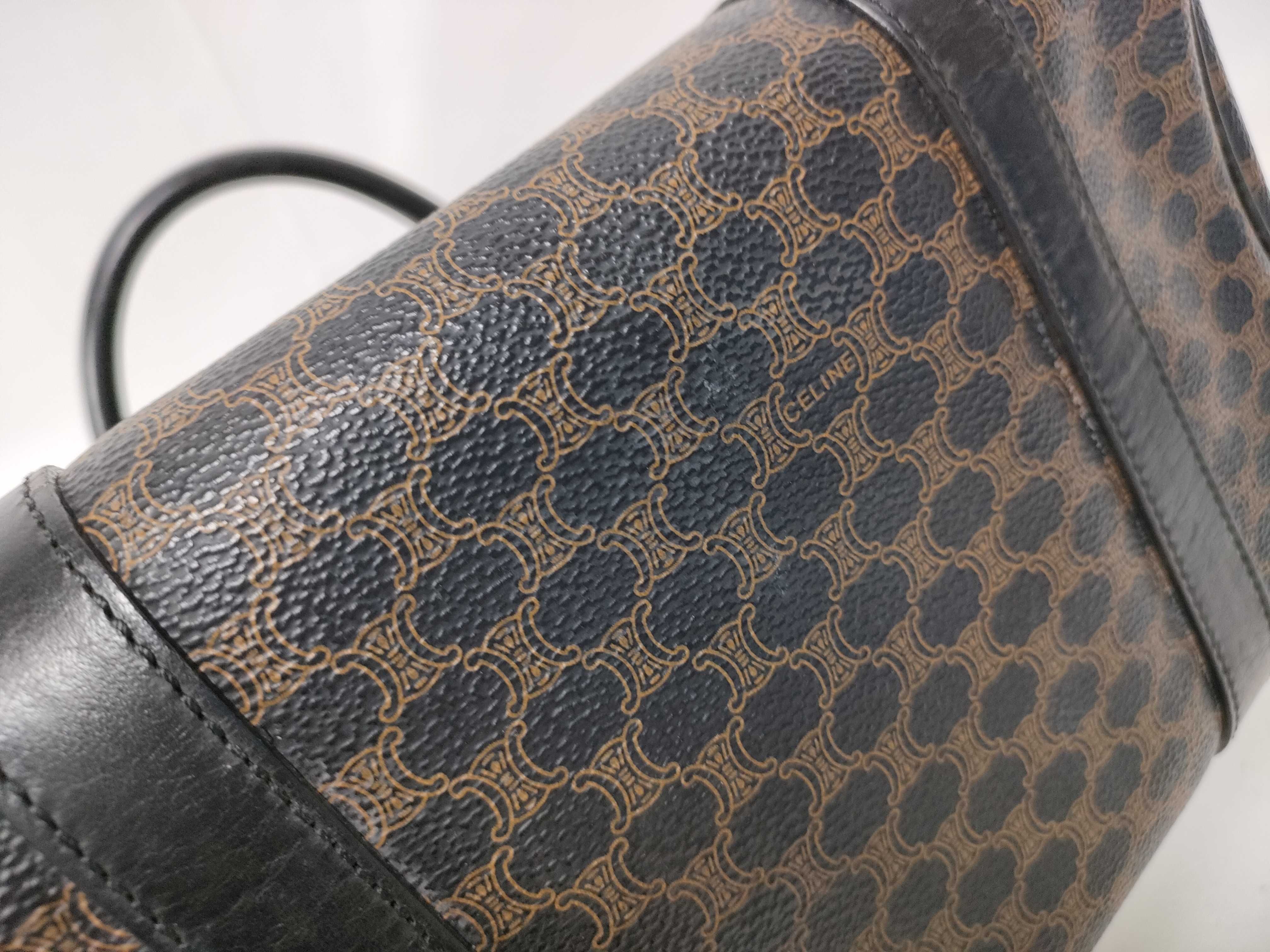 Black Macadam Mini Boston Triomphe Bag Handbag — view 6