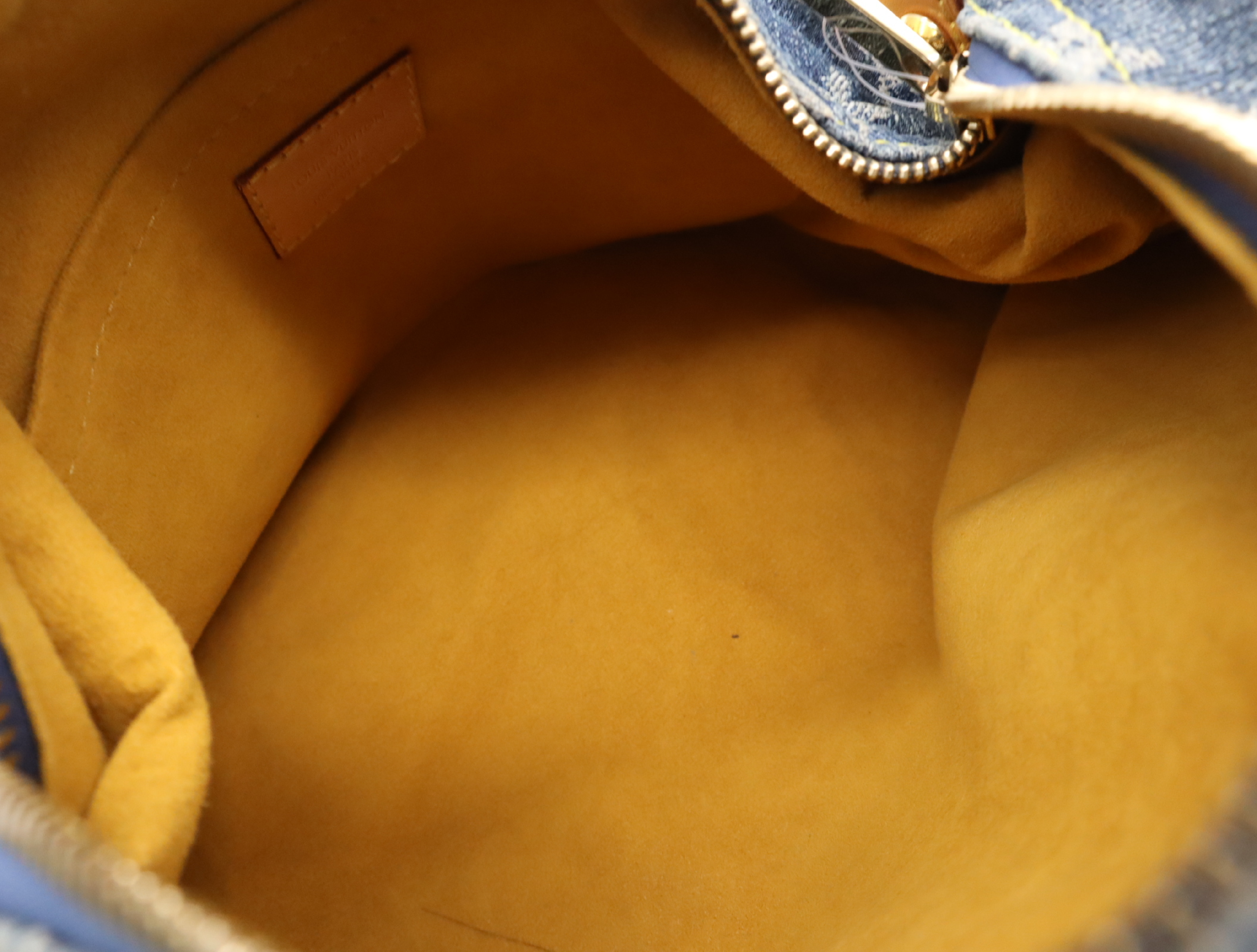 M95049 Denim Baggy PM Blue Handbag — view 12