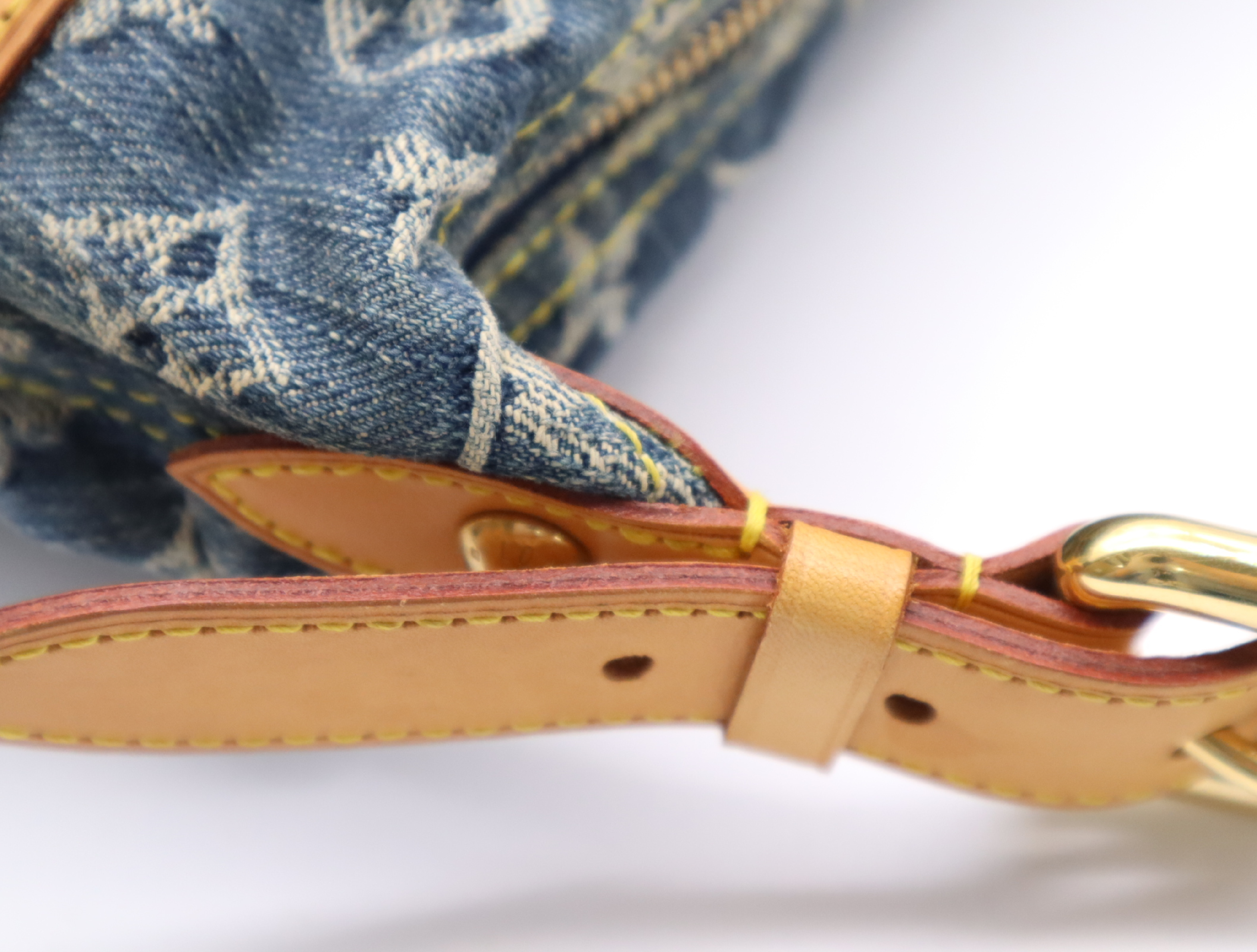 M95049 Denim Baggy PM Blue Handbag — view 8