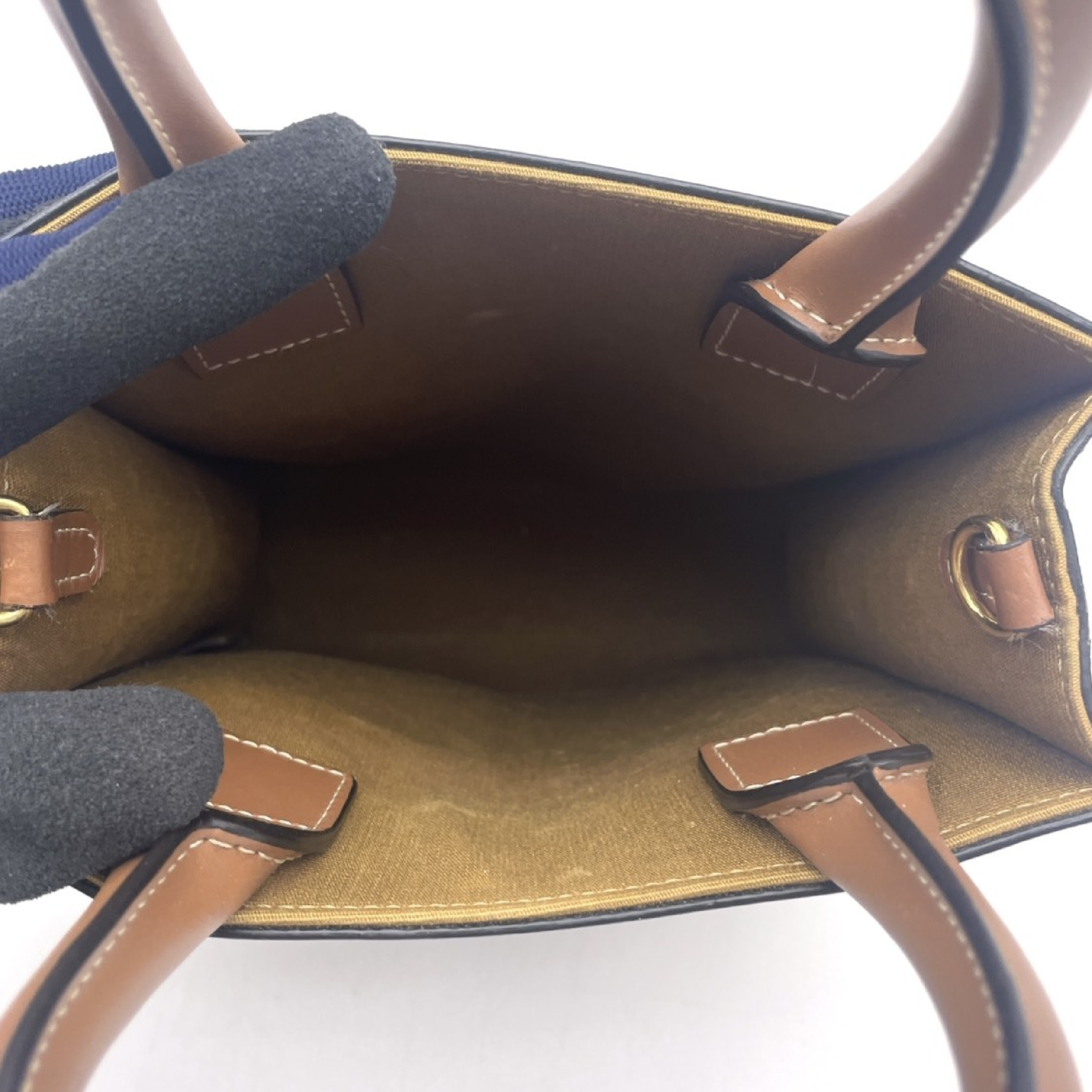 Triomphe Mini Vertical Cabas Handbag — view 9