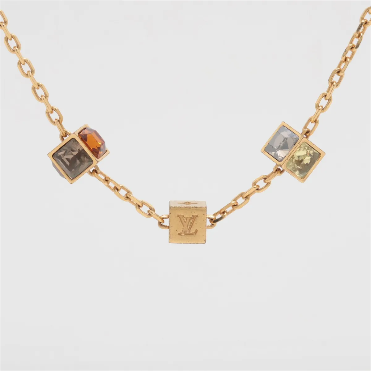 M66999 Collier Gamble TE1103 Necklace GP Gold. Features: dents, — view 2