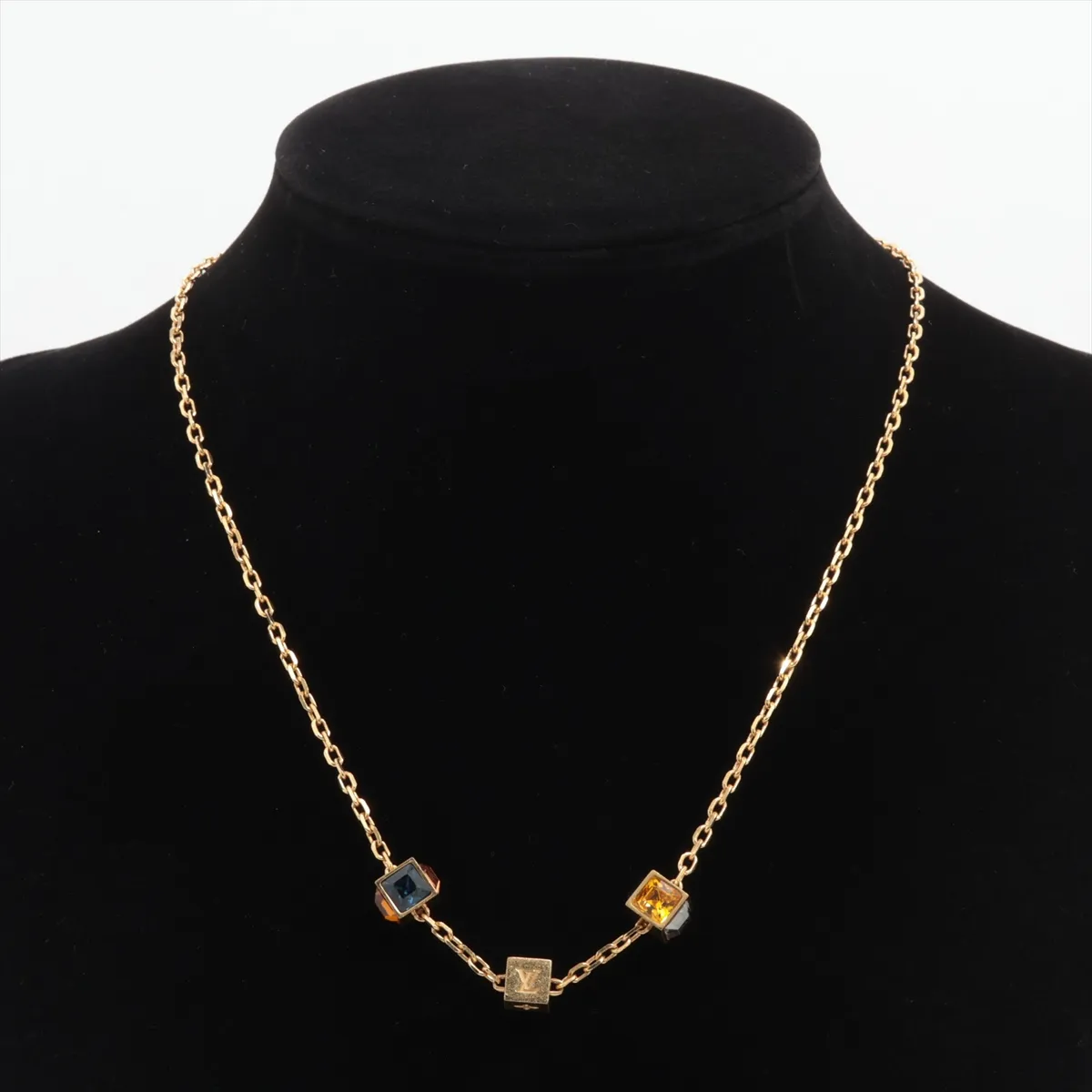 M66999 Collier Gamble TE1103 Necklace GP Gold. Features: dents, — view 5