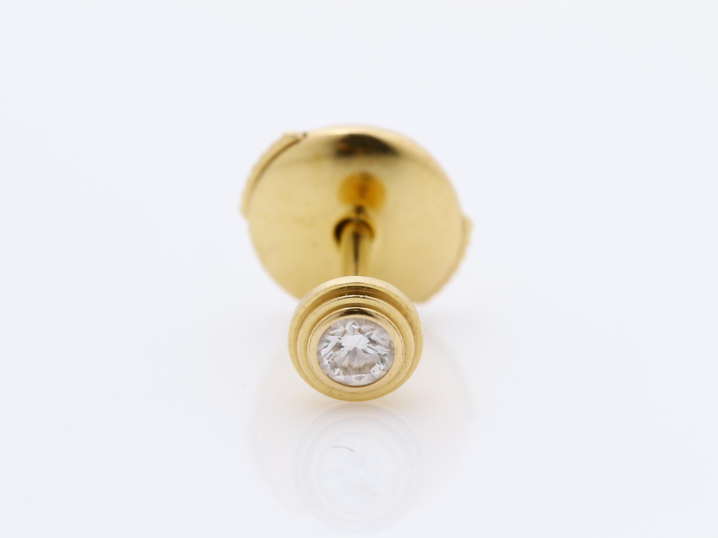 Damour Earrings, 750PG, Diamond, 1.1g — view 2