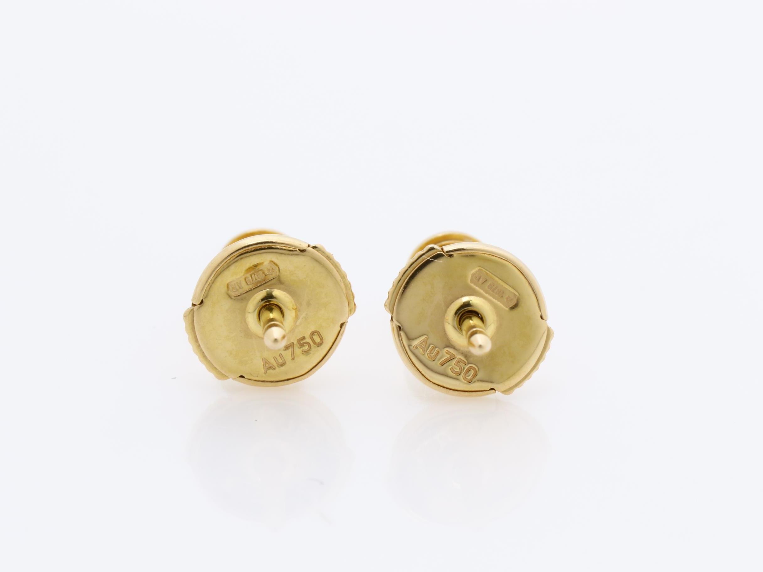 Damour Earrings, 750PG, Diamond, 1.1g — view 4