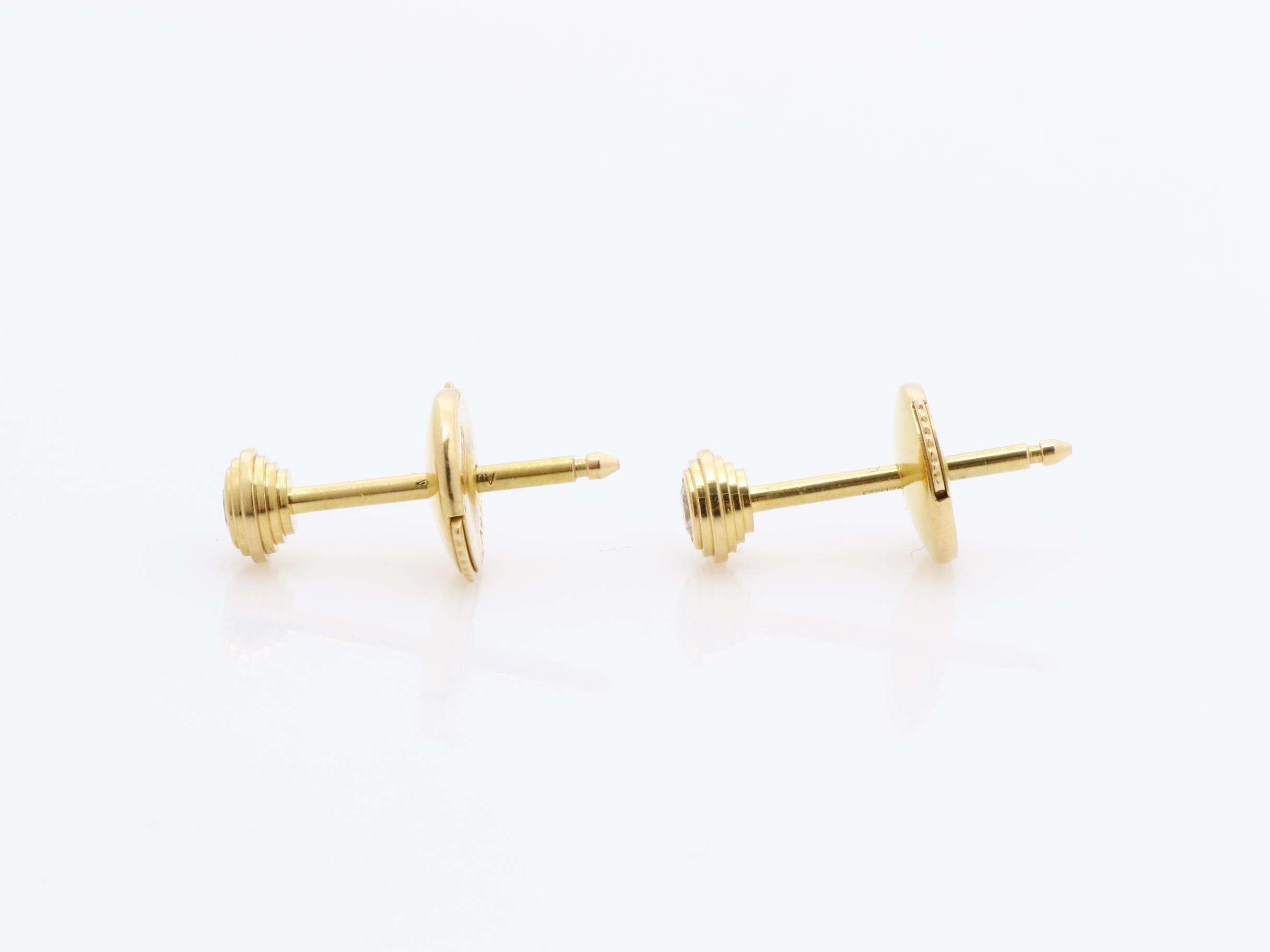 Damour Earrings, 750PG, Diamond, 1.1g — view 5