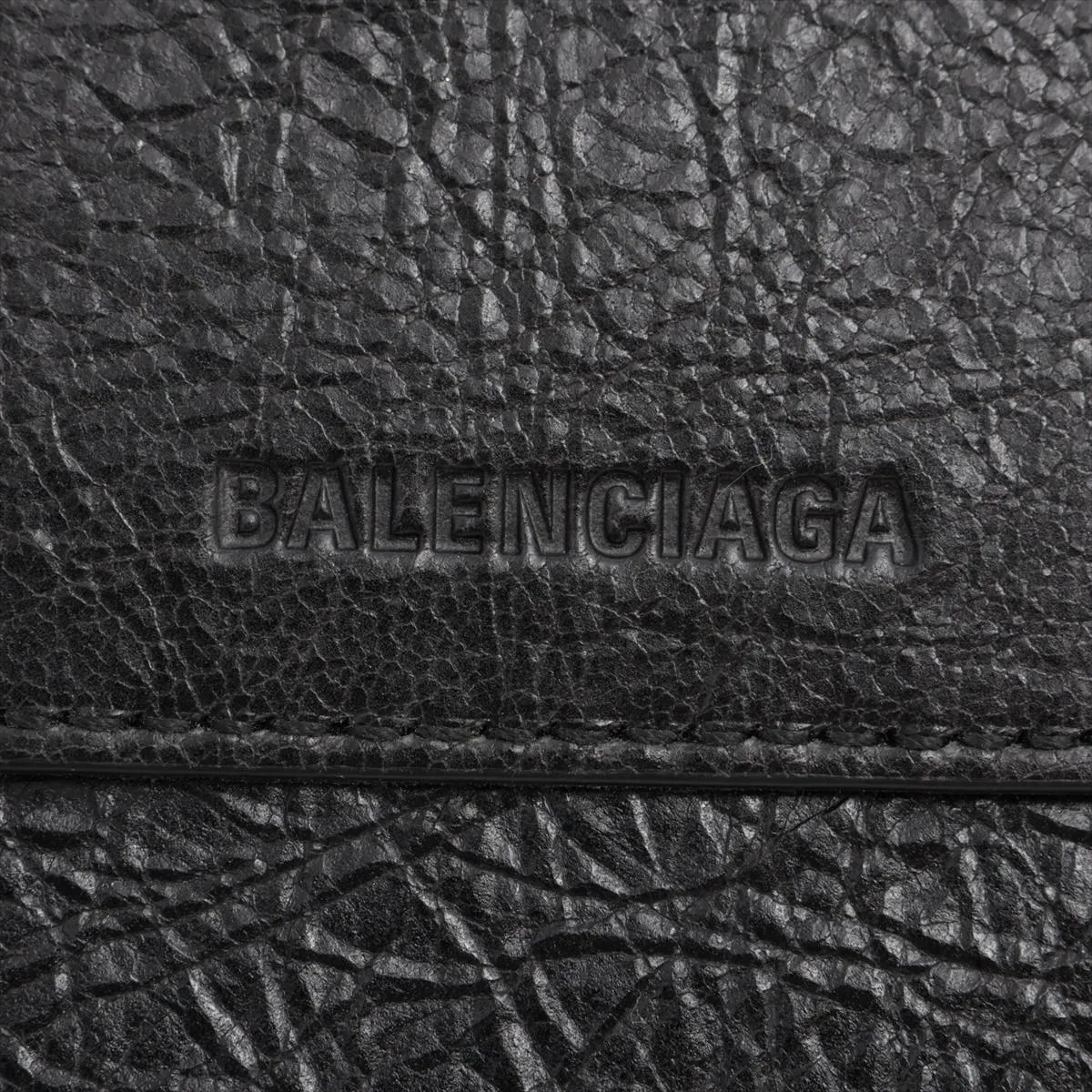 Phone Holder Leather Pouch Black — view 5