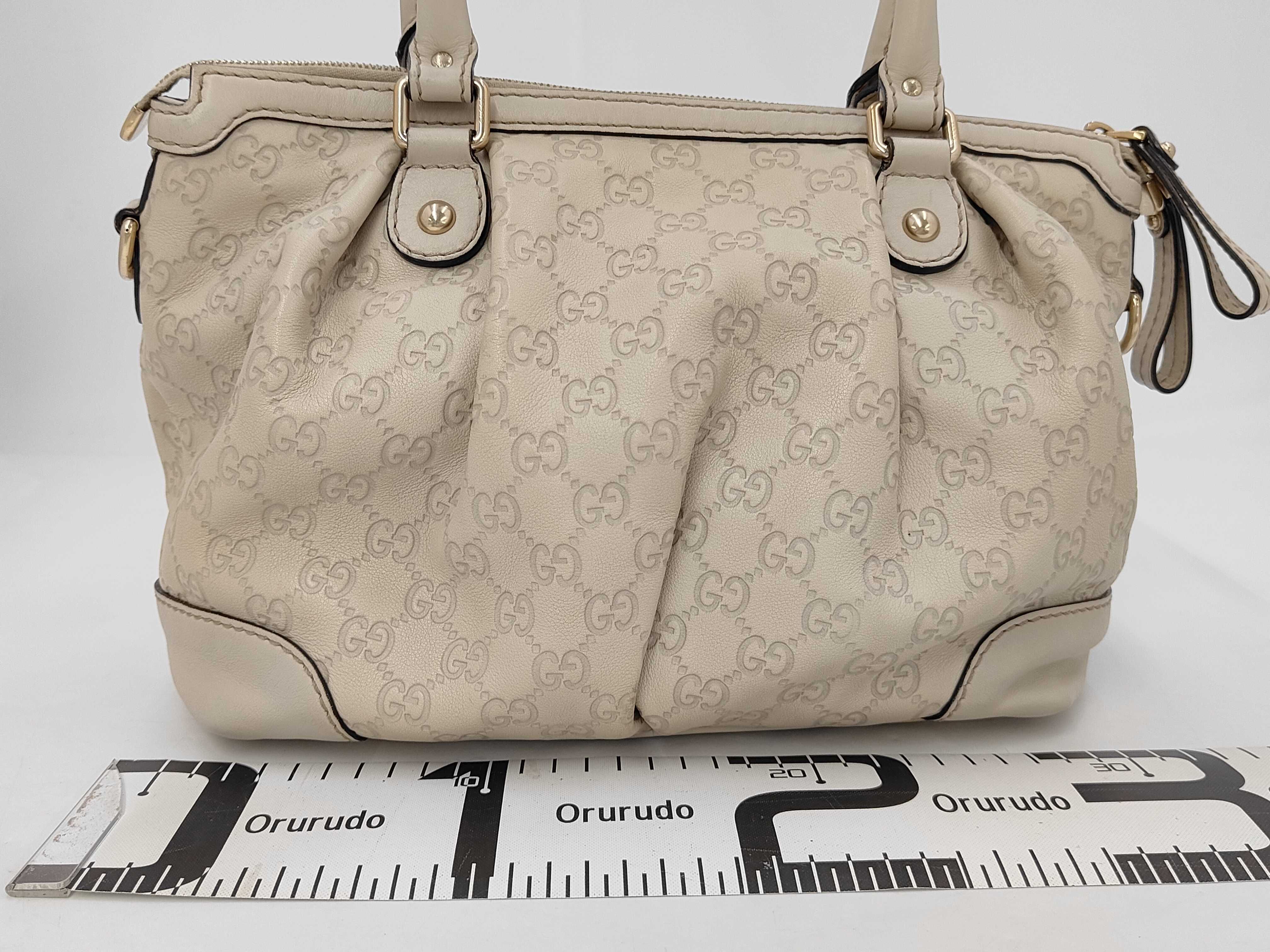 handbag Sookie striped leather white 247902 bag — view 2