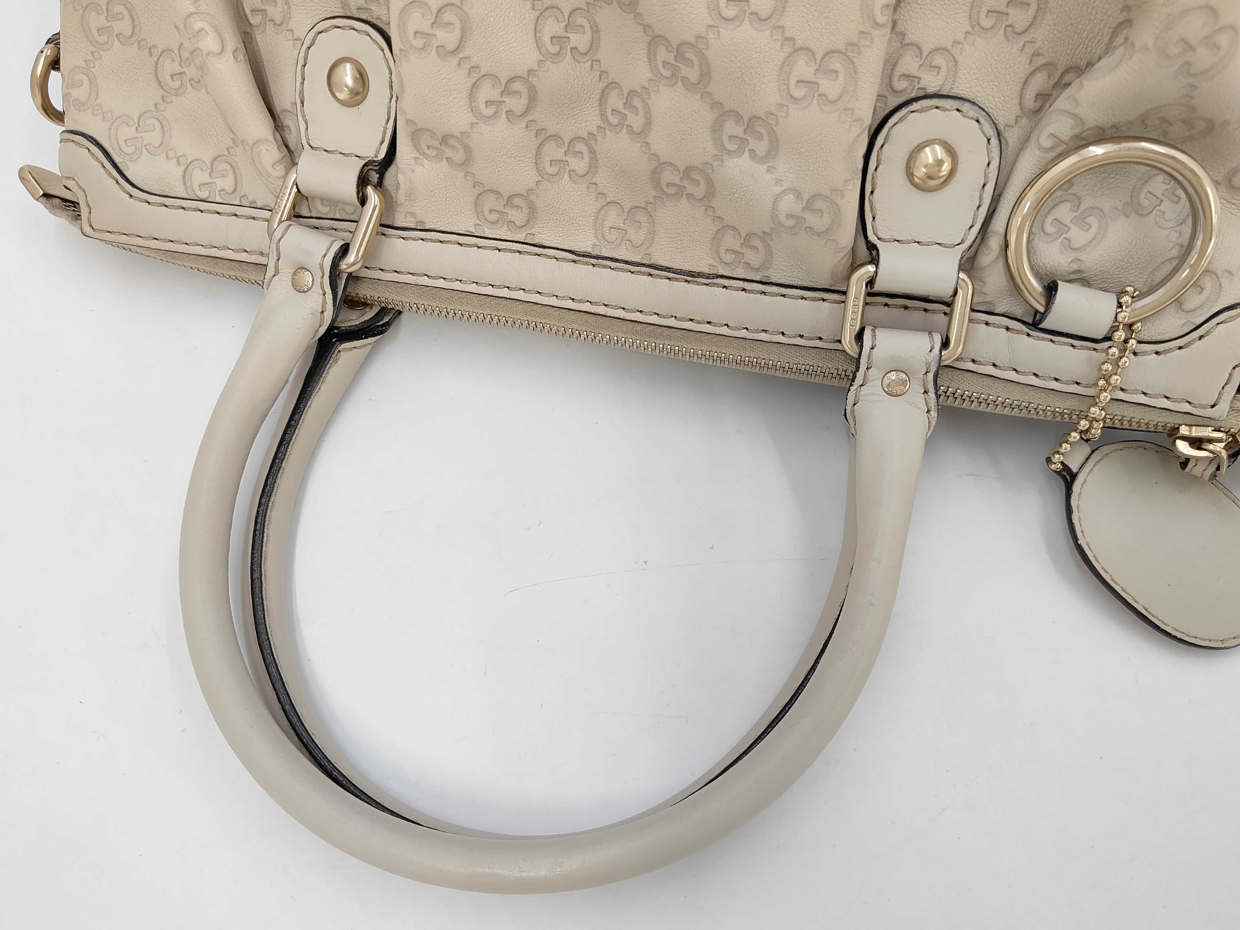 handbag Sookie striped leather white 247902 bag — view 5