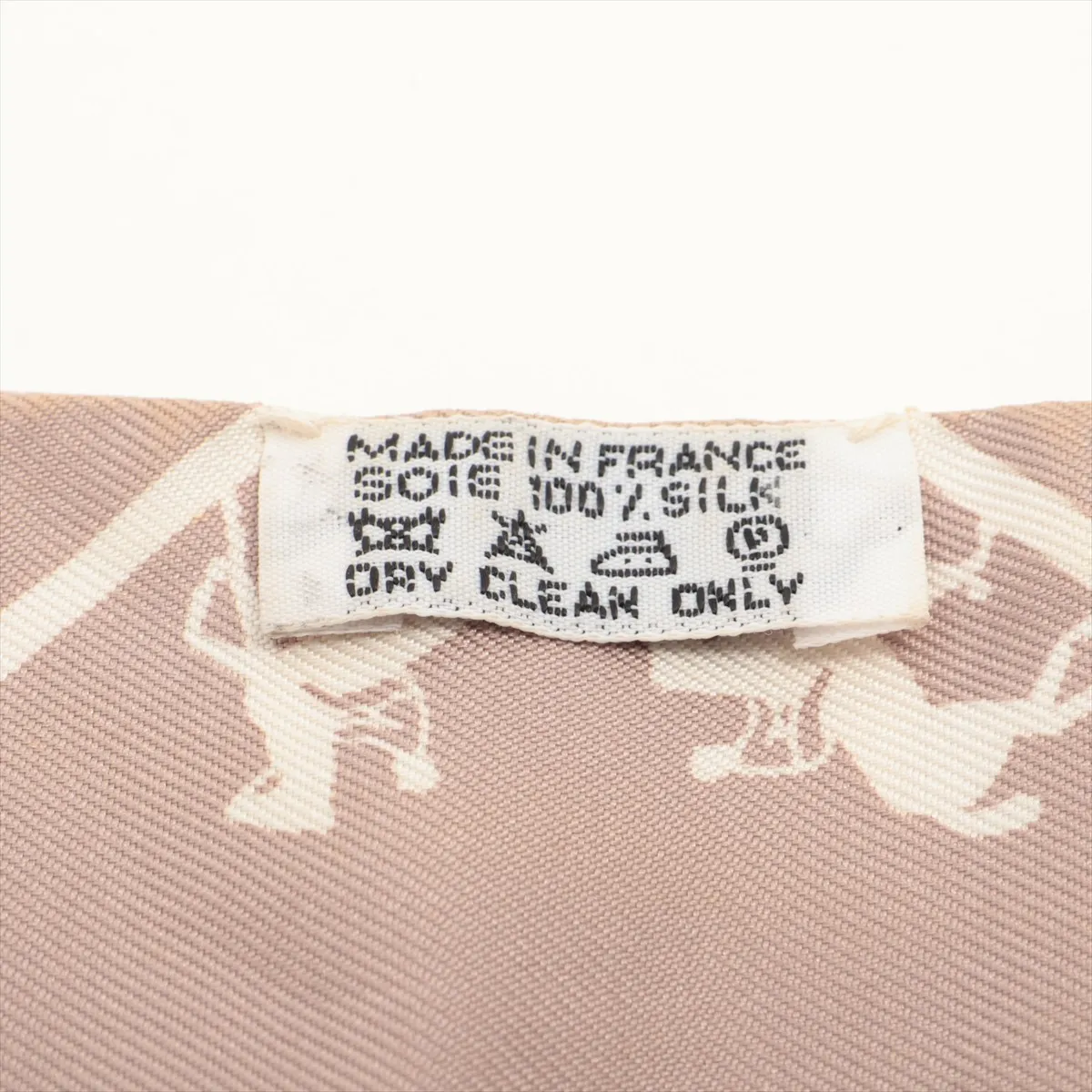 Twilly Scarf, Silk, Greige, — view 4
