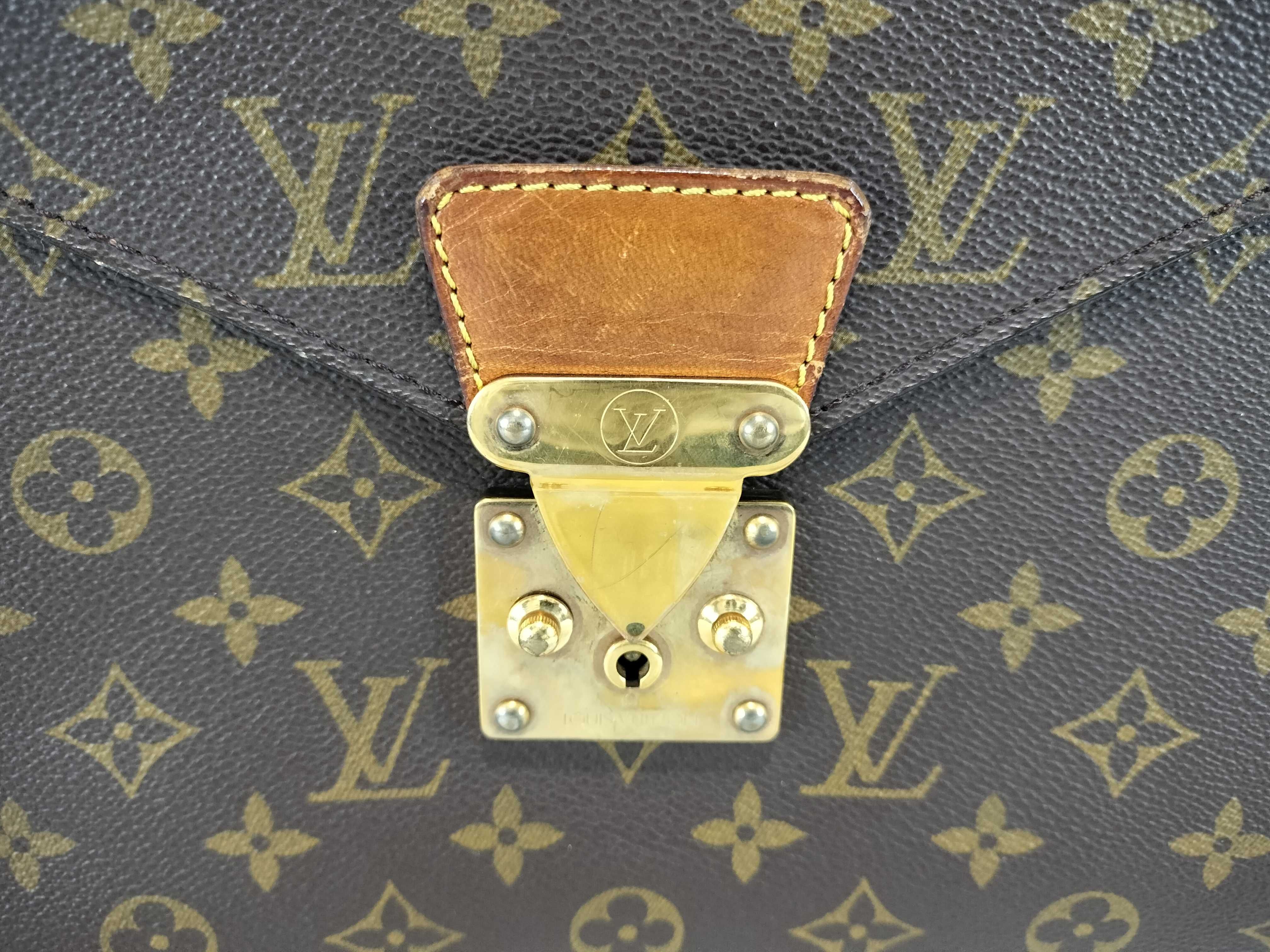 Monogram Serviette Conseil Business Bag — view 2