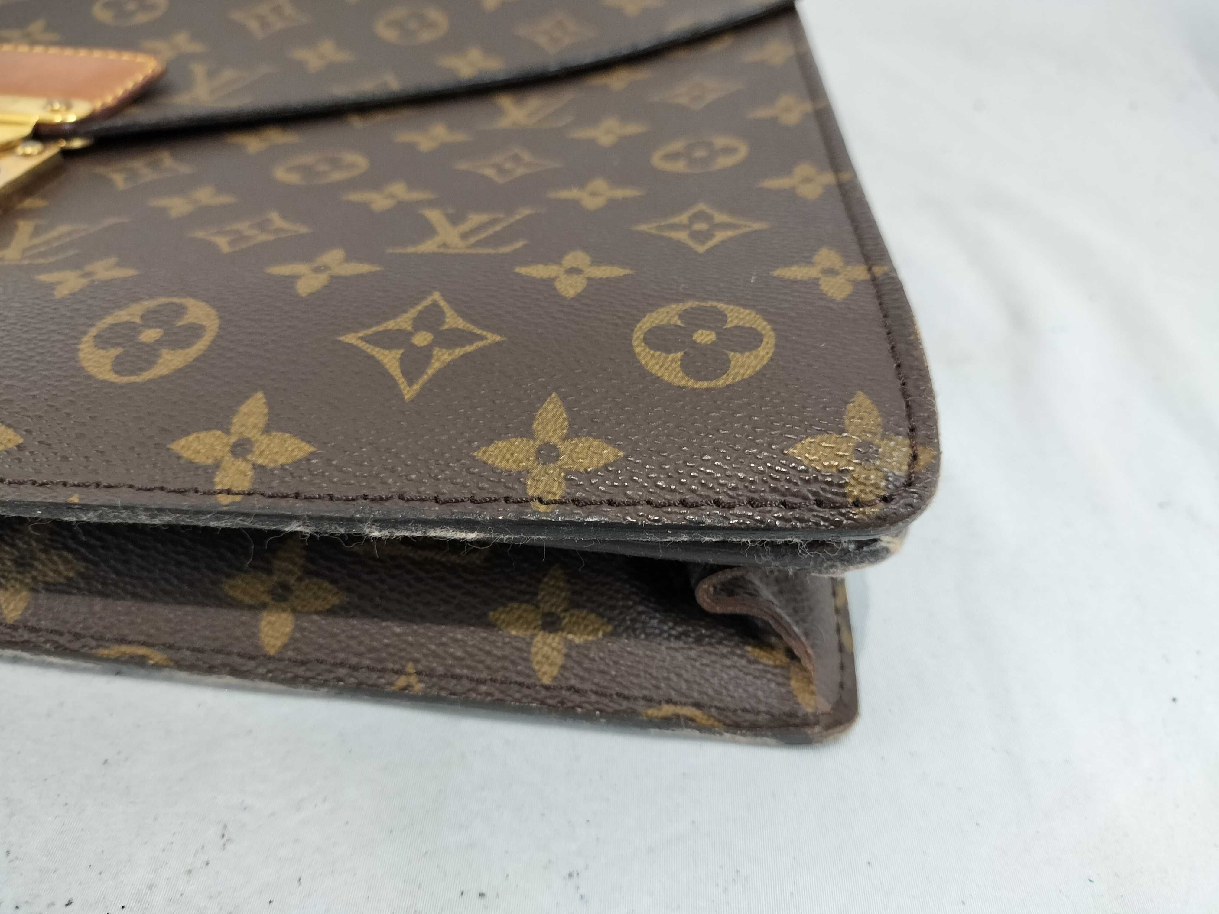 Monogram Serviette Conseil Business Bag — view 7