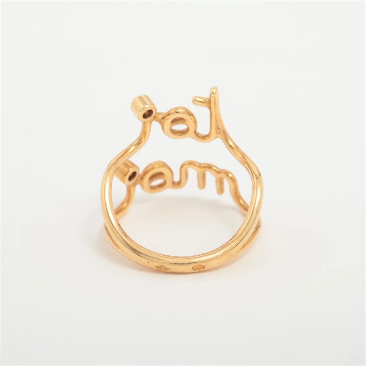 toi moi diamond ring 750(YG) 3.3g 49 186177 dent — view 2