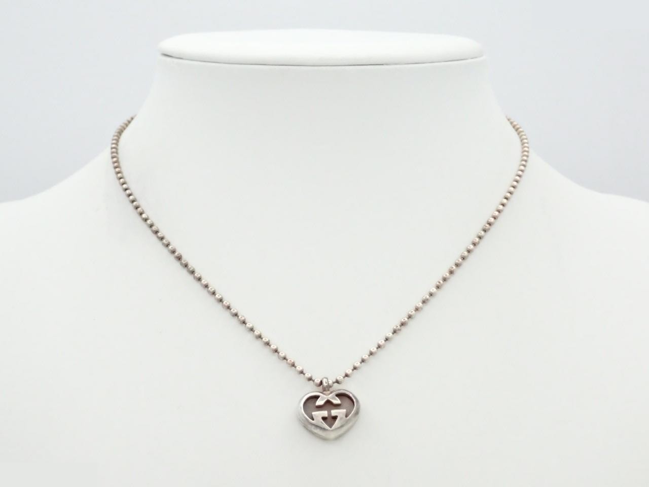 Interlocking G Heart SV925 5.3g Chain approx. 40cm — view 3
