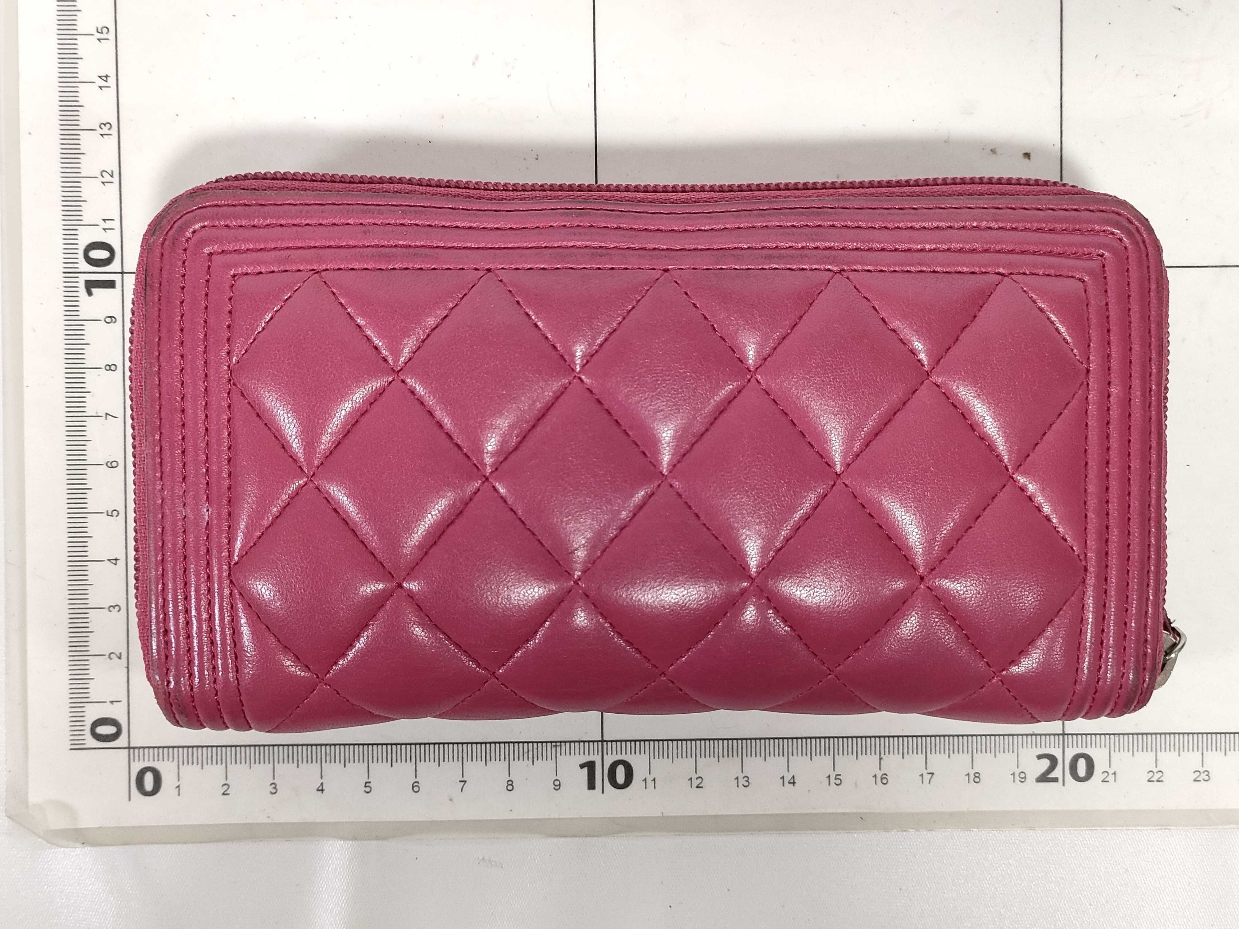 Lambskin Boy Chanel Round Wallet — view 2