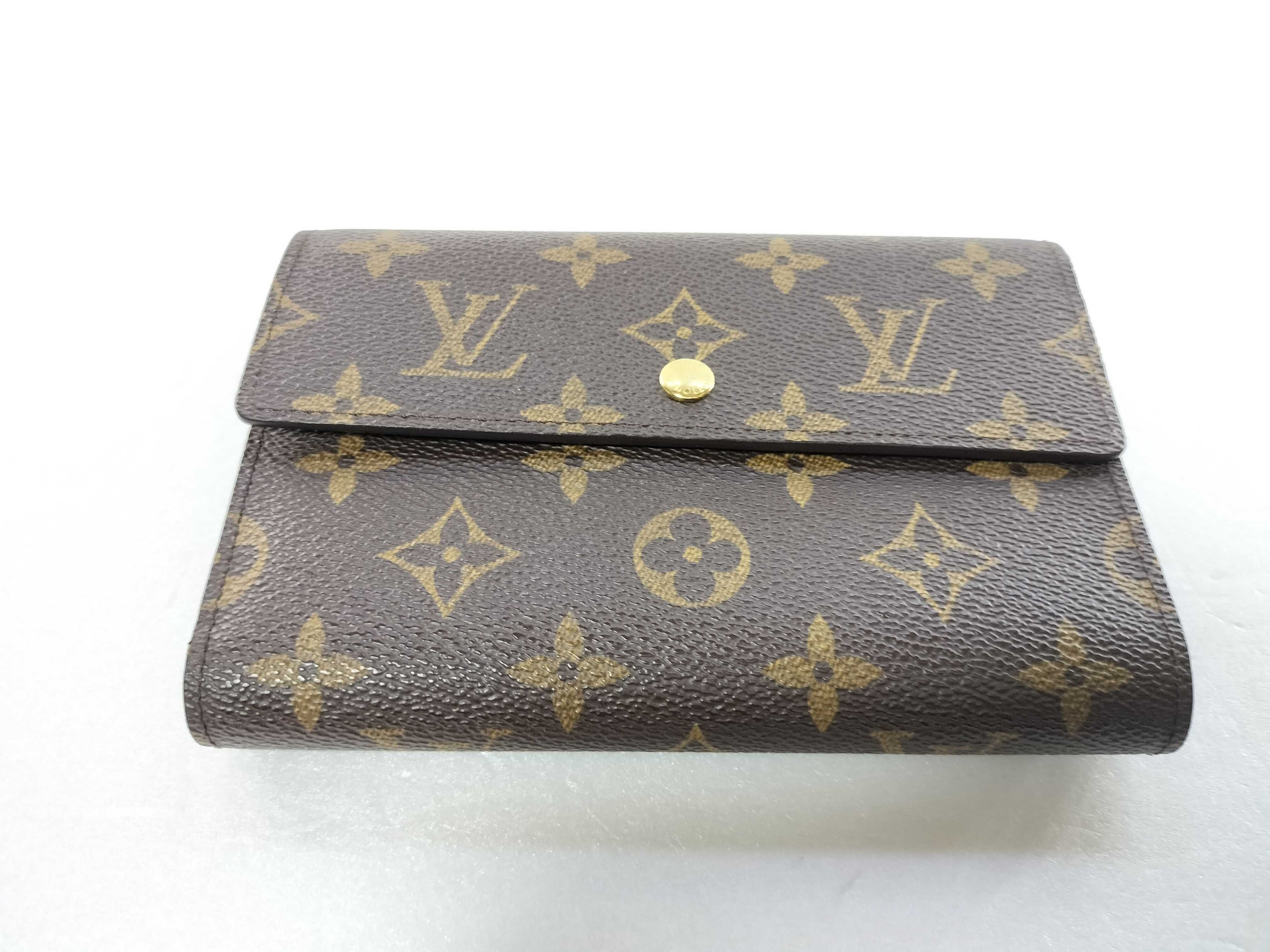 Monogram Portefeuille Tresor Etui Papier Tri-fold Wallet Monogram Wallet