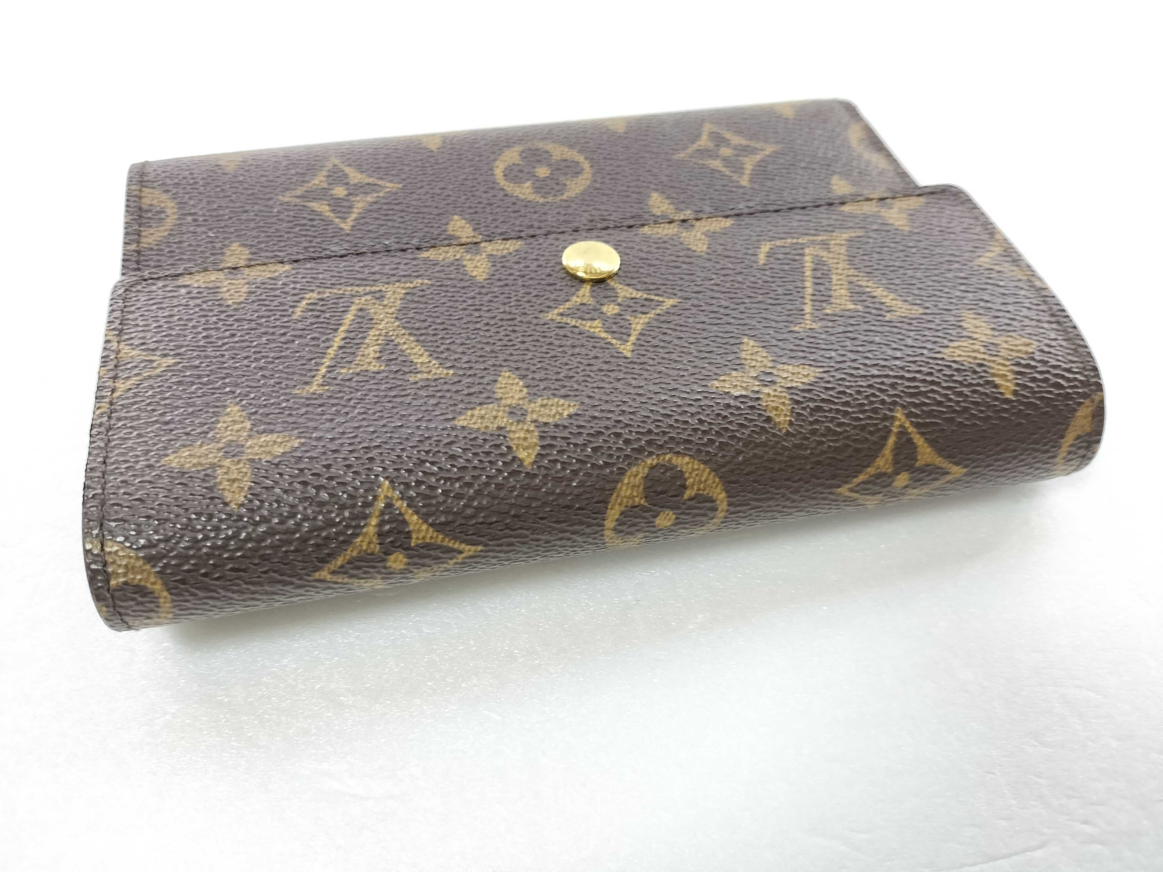 Monogram Portefeuille Tresor Etui Papier Tri-fold Wallet Monogram Wallet — view 6