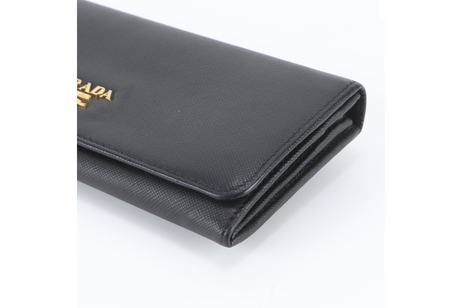 Saffiano leather long wallet — view 3