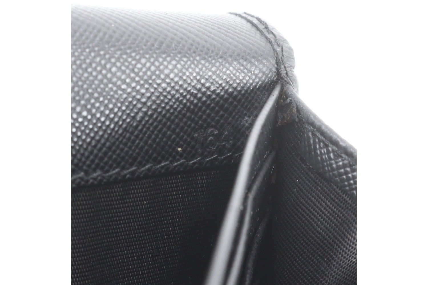 Saffiano leather long wallet — view 8