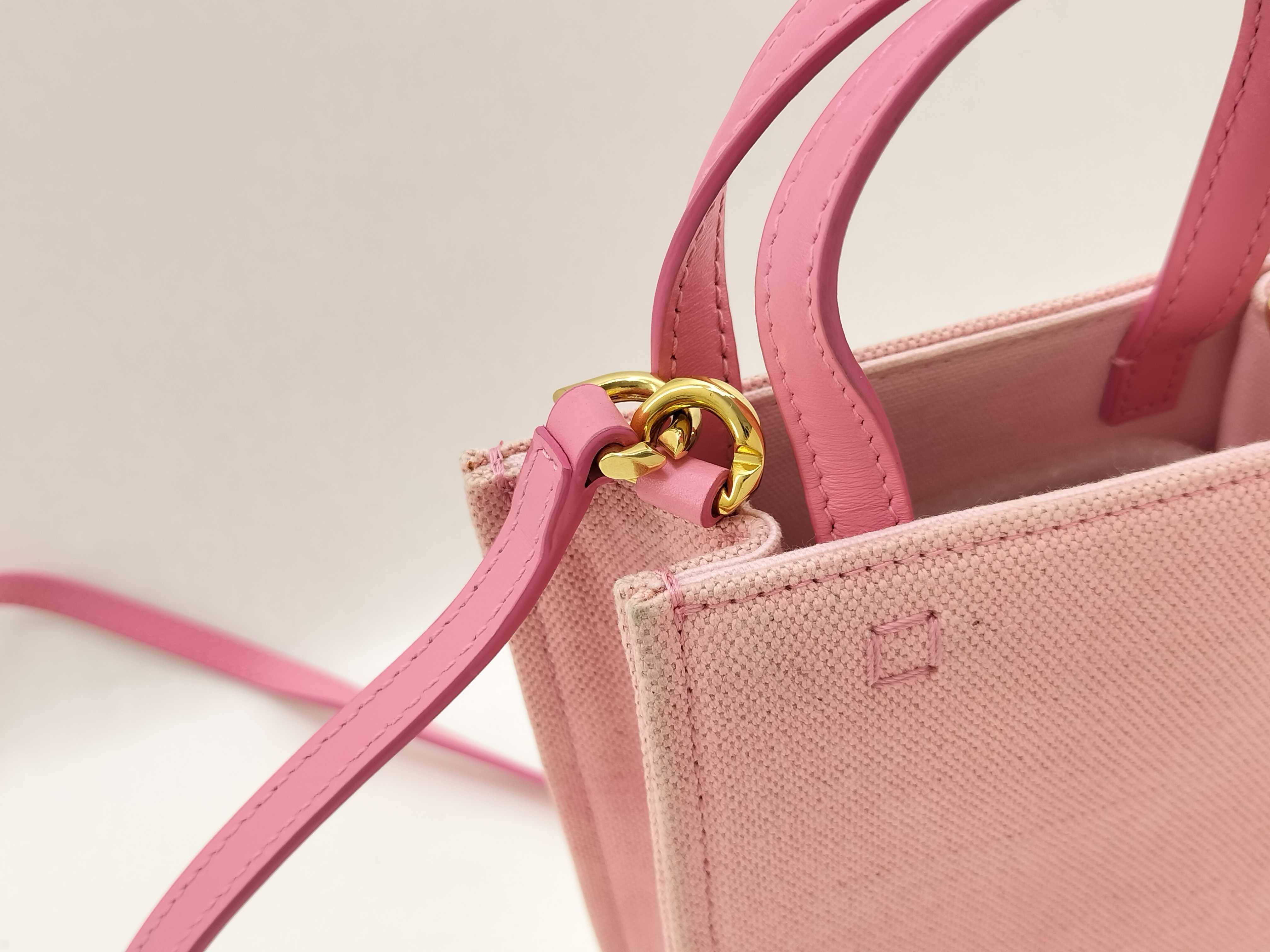 2-way Mini Shoulder Bag Canvas Handbag — view 3