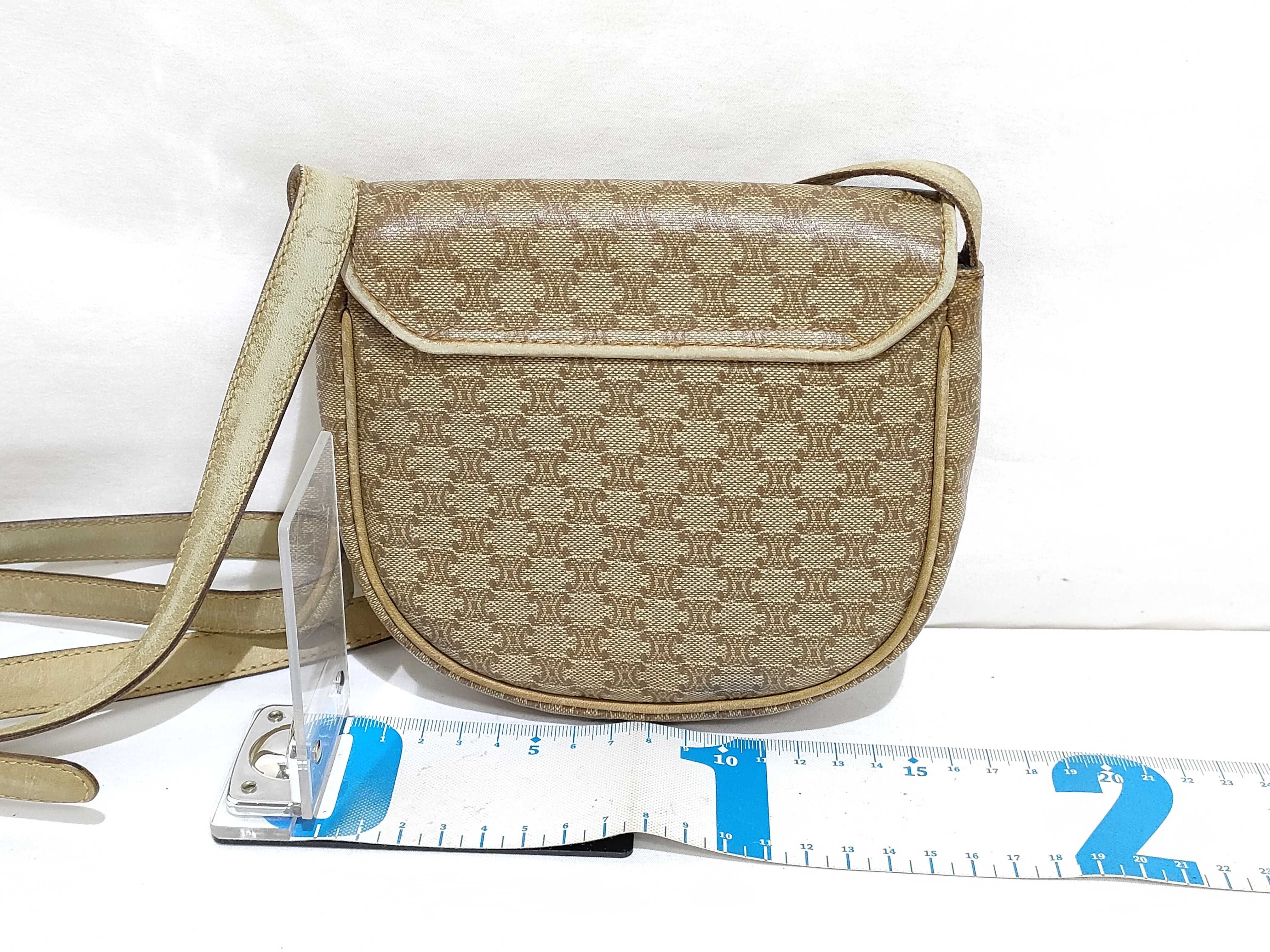 shoulder bag, Macadam pattern, beige. — view 2