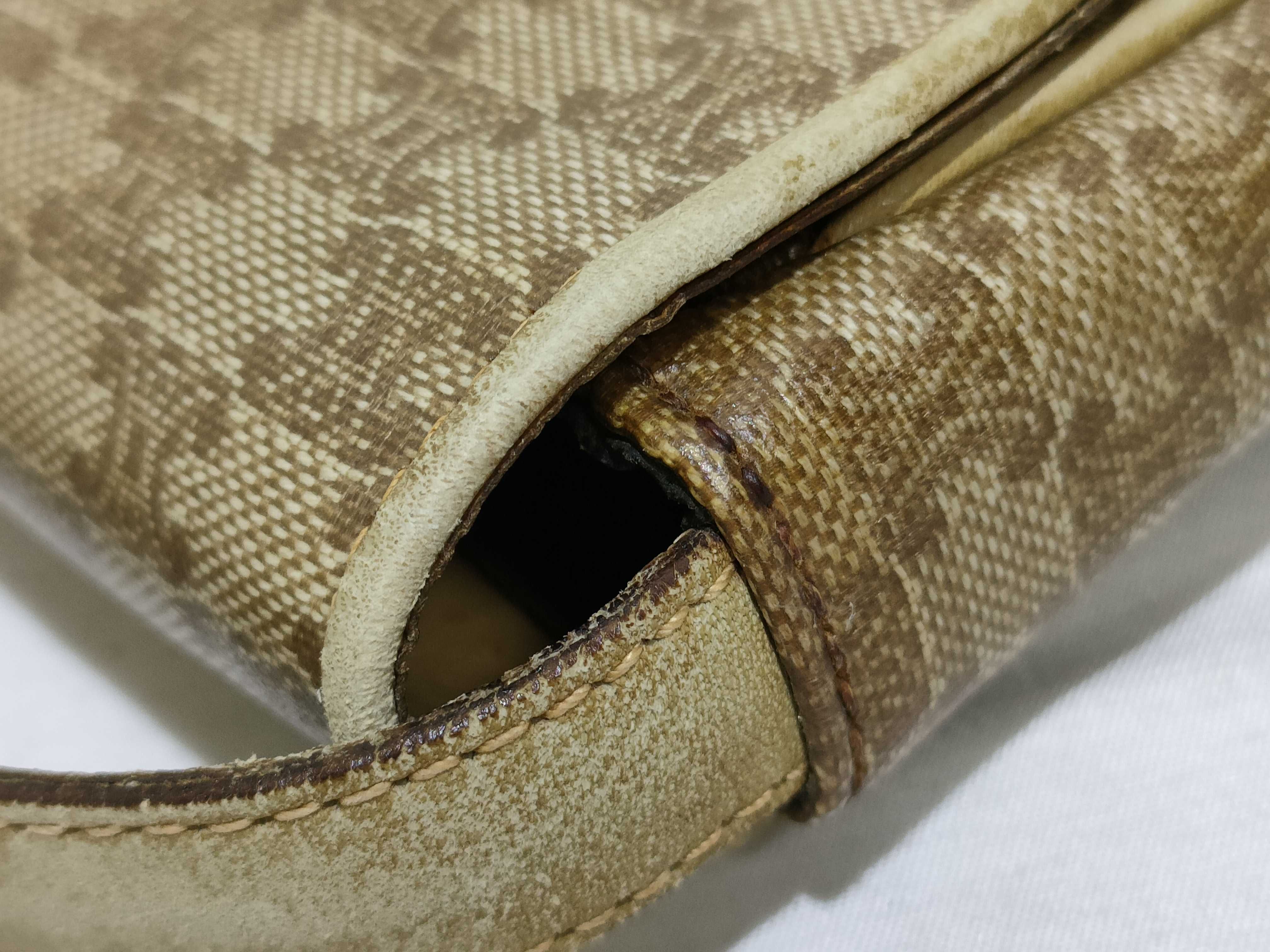 shoulder bag, Macadam pattern, beige. — view 5