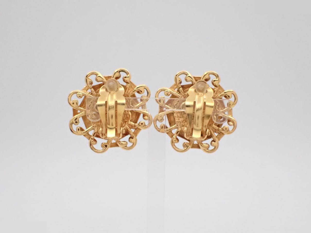 Faux pearl earrings, 25.2g — view 2