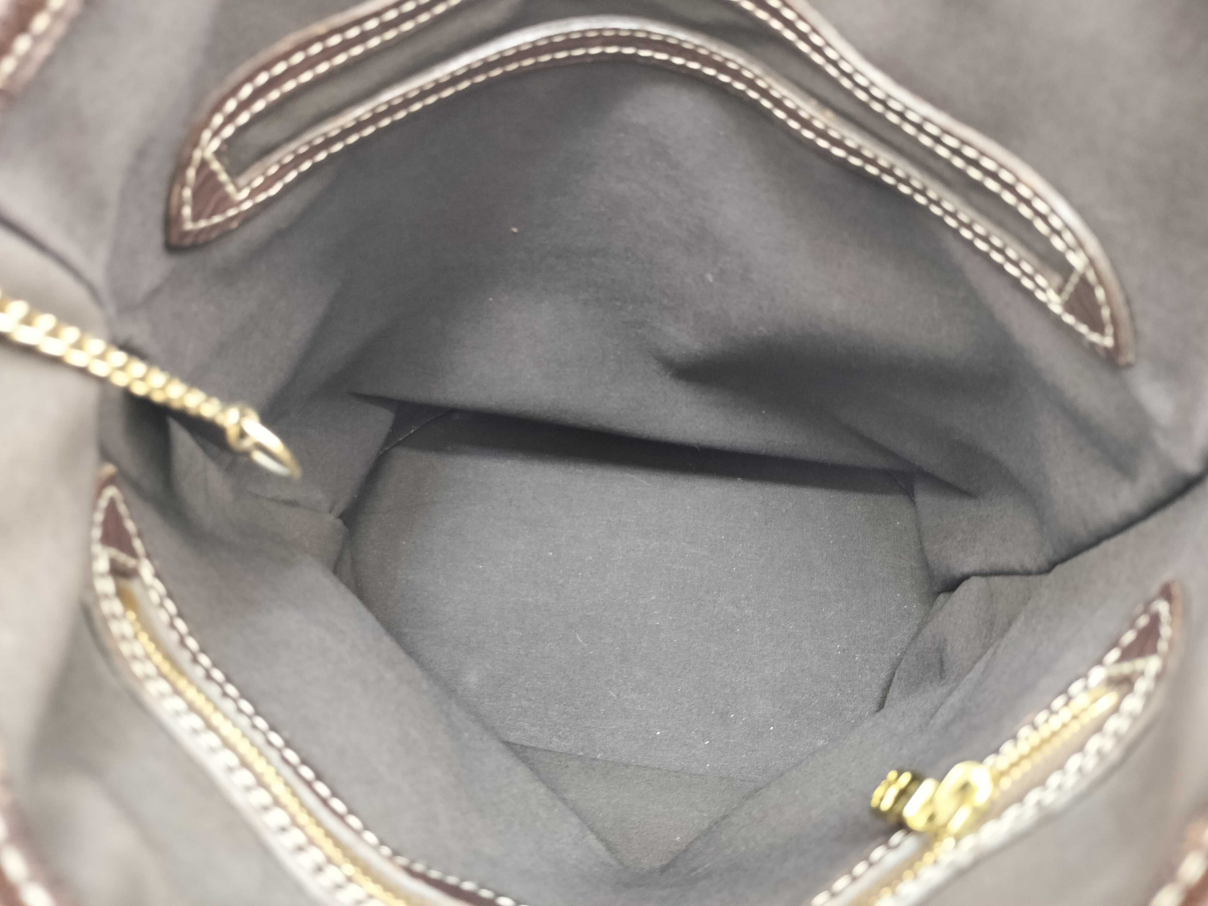 Monogram Mini Run Vuitton Monogram Mini Petit Bucket PM Handbag with Pouch Tote Bag — view 11