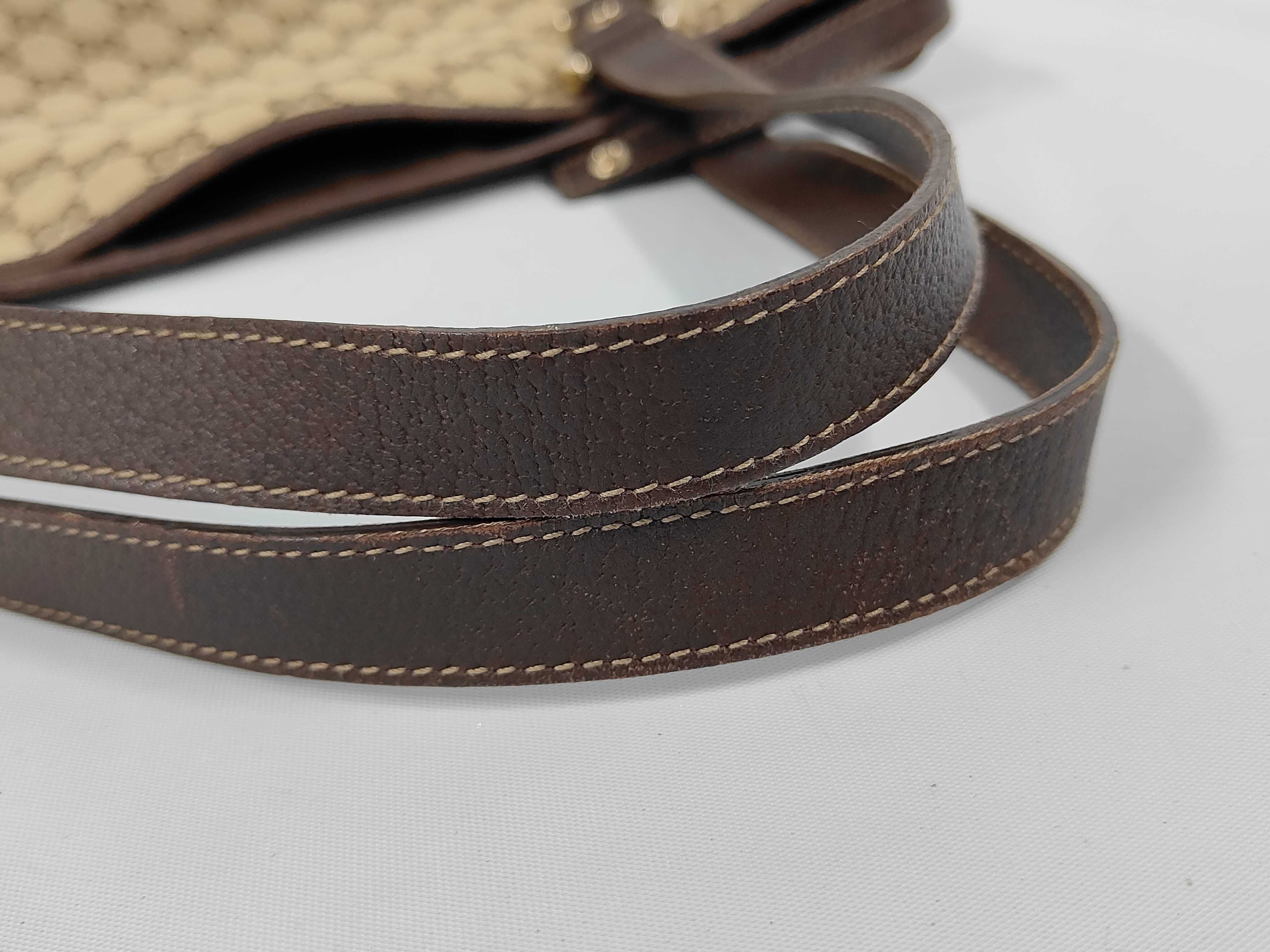 Abbey GG Monogram 130736 Leather Handbag Shoulder Bag — view 6