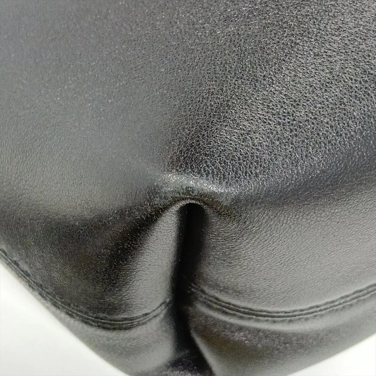 Pinch Me Leather 2-Way Handbag, Black — view 12