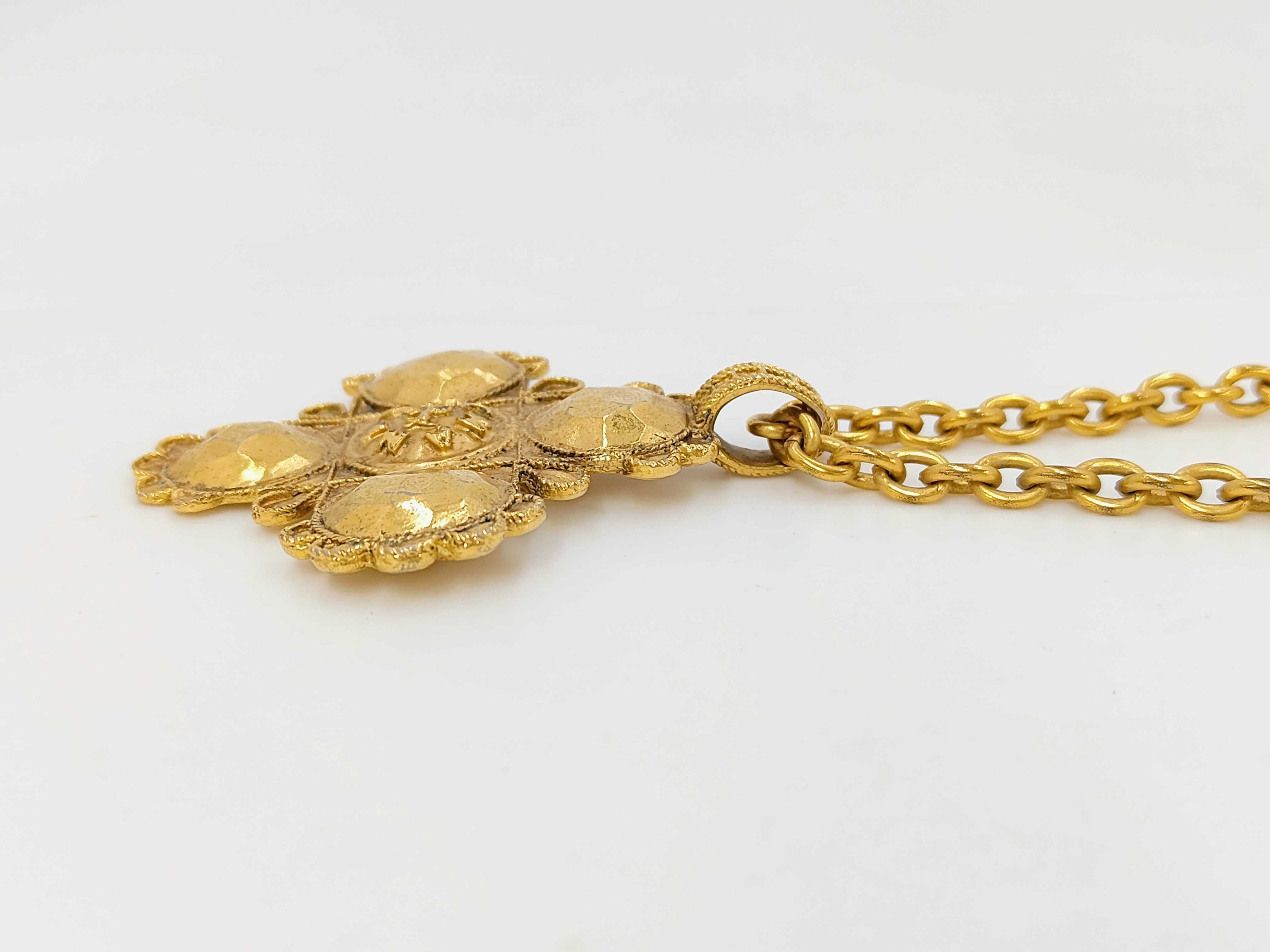 Lion Cross Long Necklace 23 Necklace — view 3