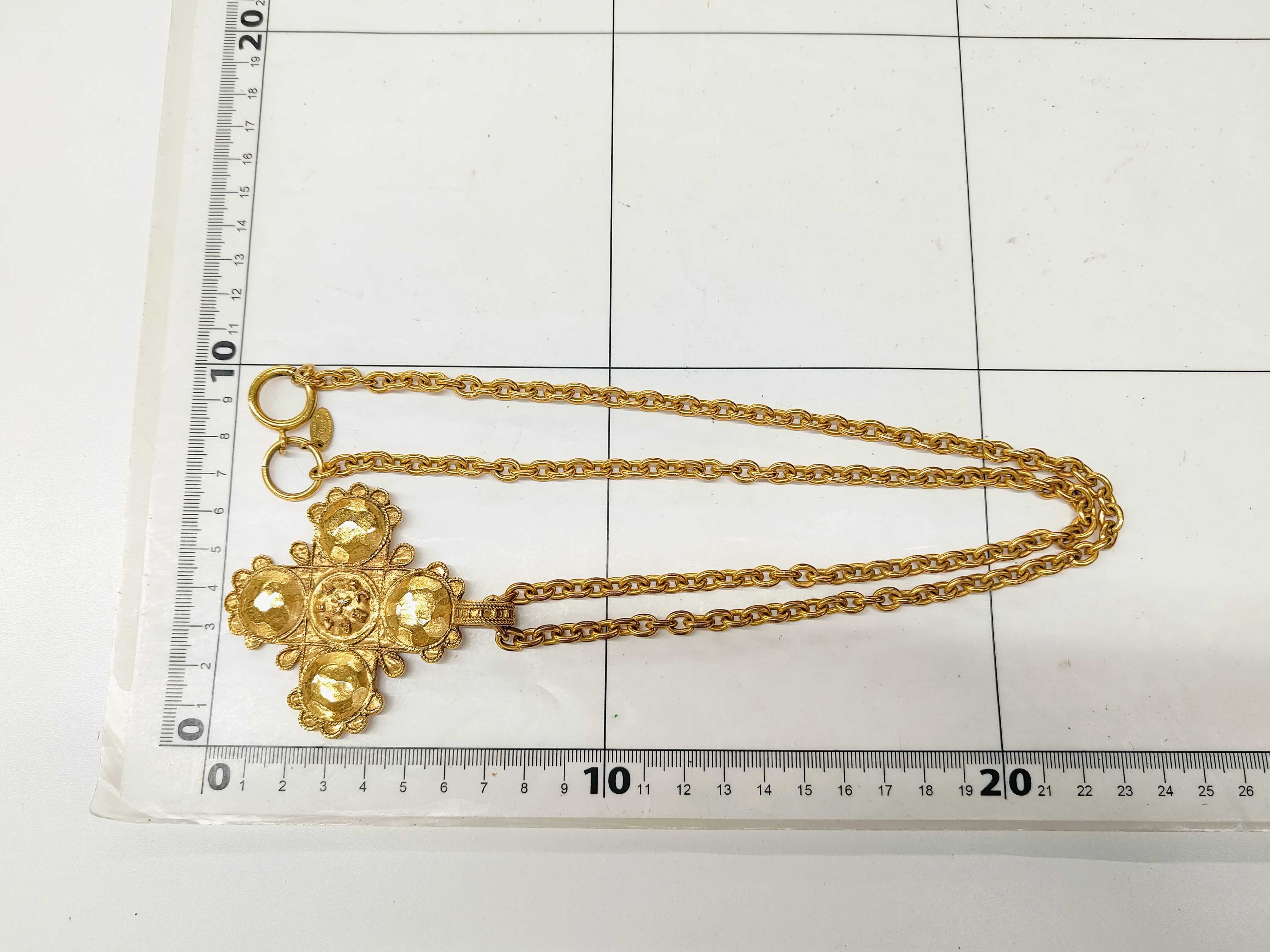 Lion Cross Long Necklace 23 Necklace — view 7