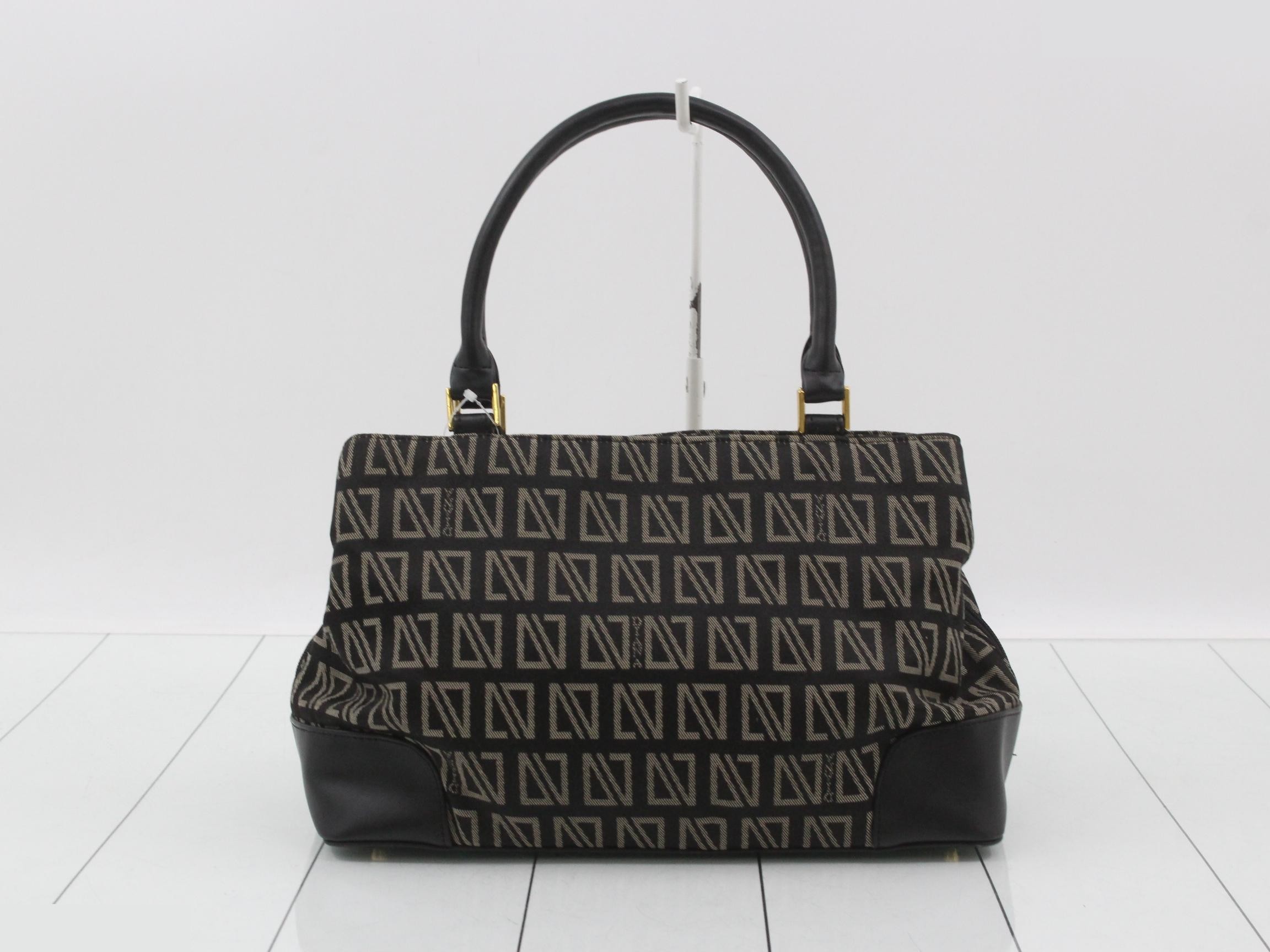 Diana Valentino handbag, canvas and leather. — view 2