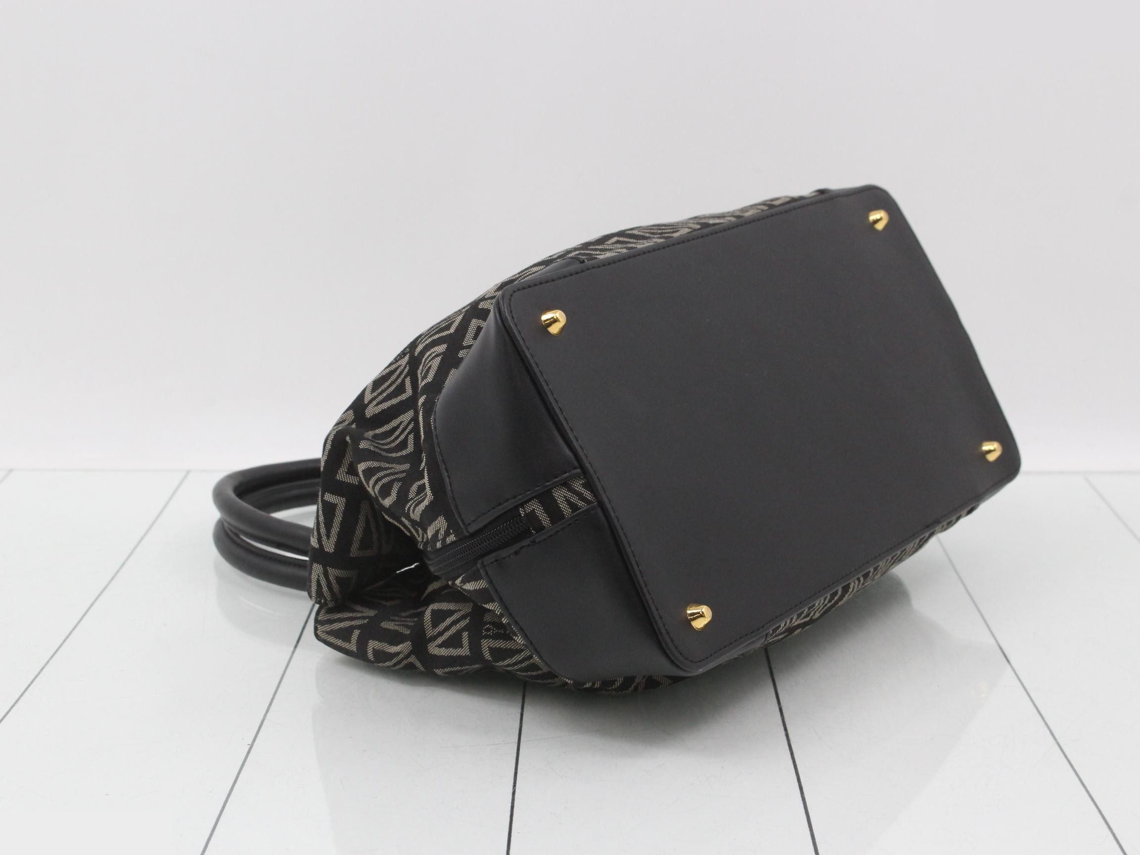 Diana Valentino handbag, canvas and leather. — view 5