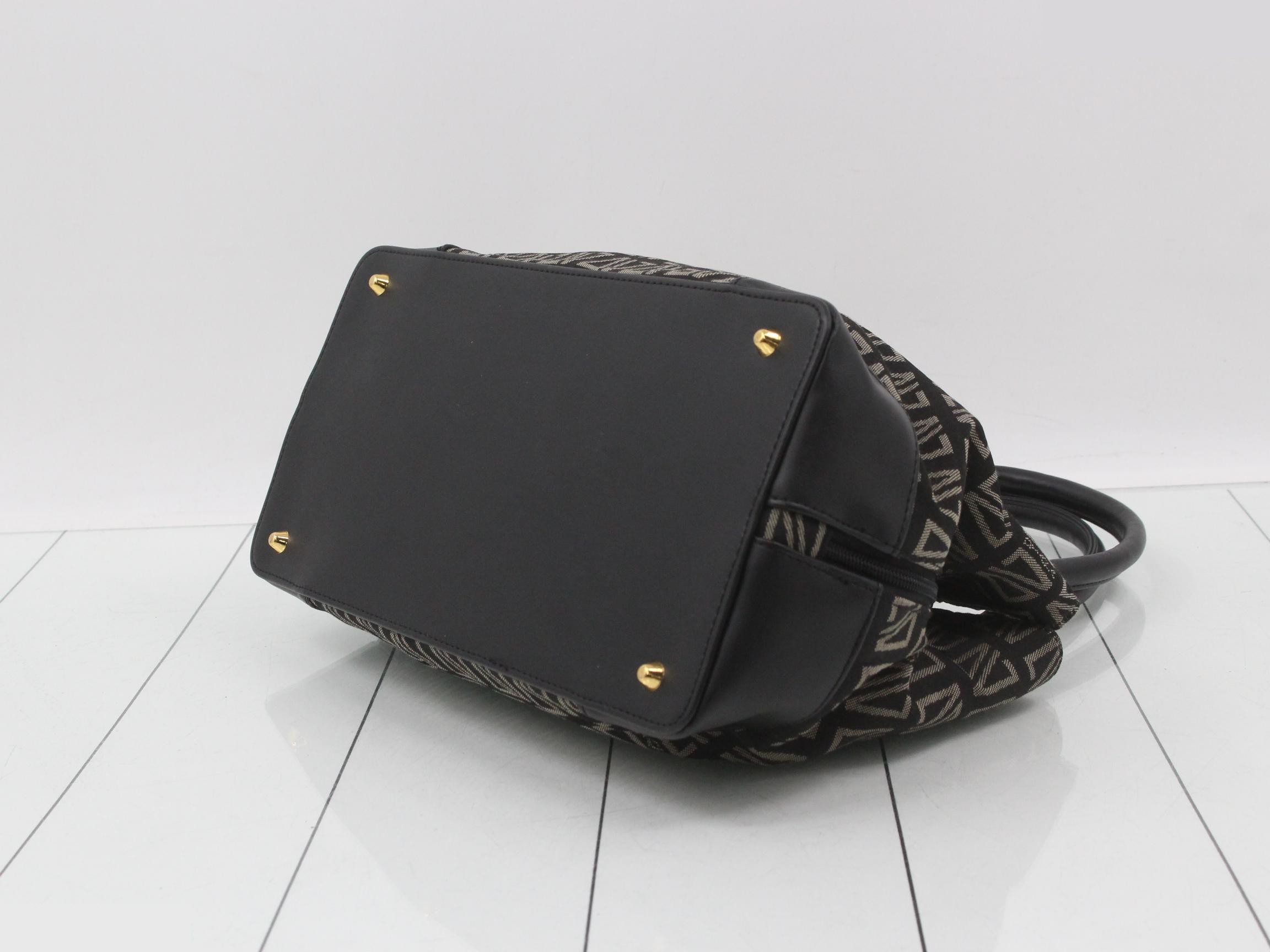 Diana Valentino handbag, canvas and leather. — view 6