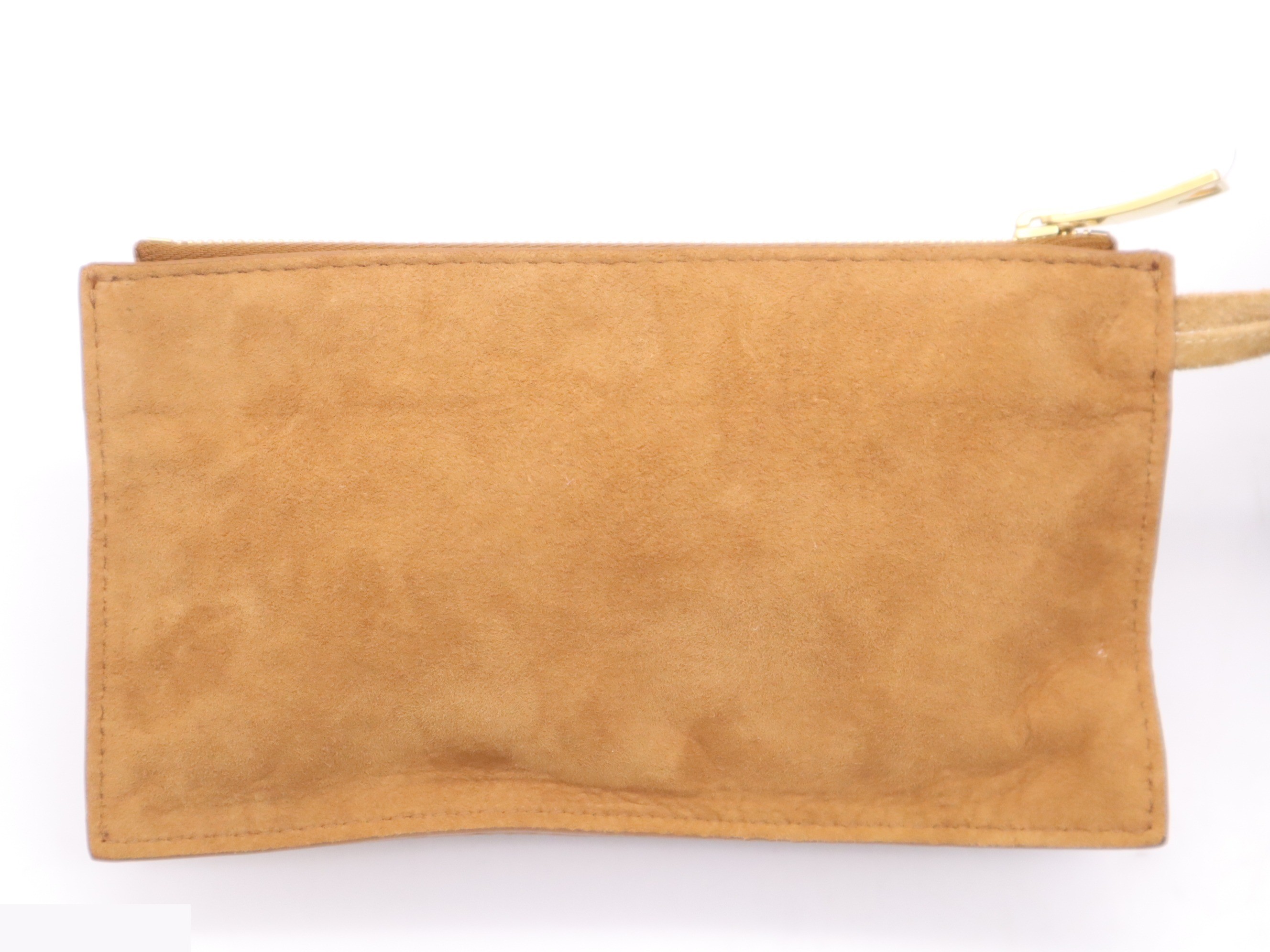 Maxi Intrecciato Arco Denim Tote Bag, Navy, Gold Hardware — view 8