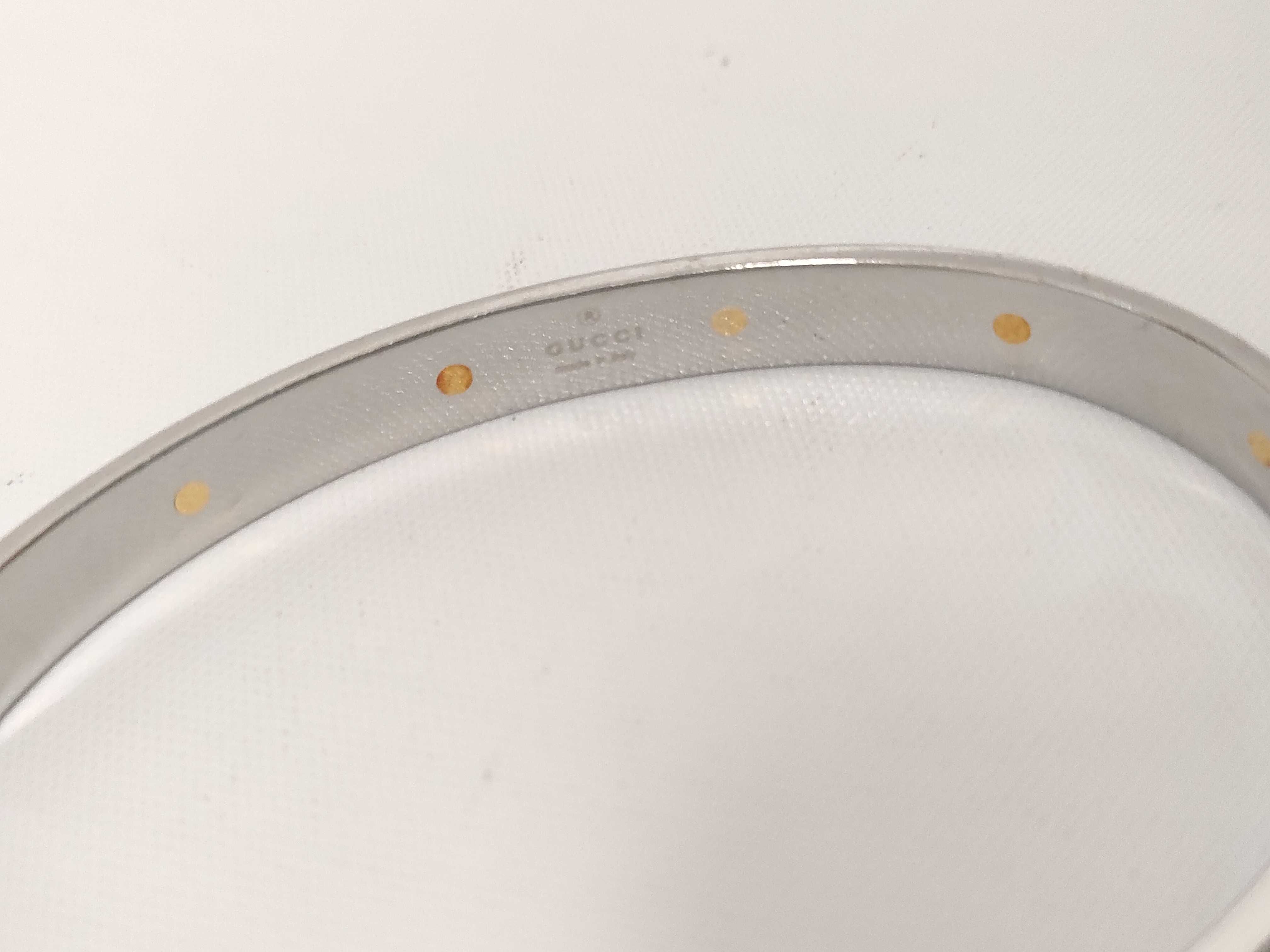 G-mark logo bangle YG x SS #17 Bracelet/Bangle — view 6