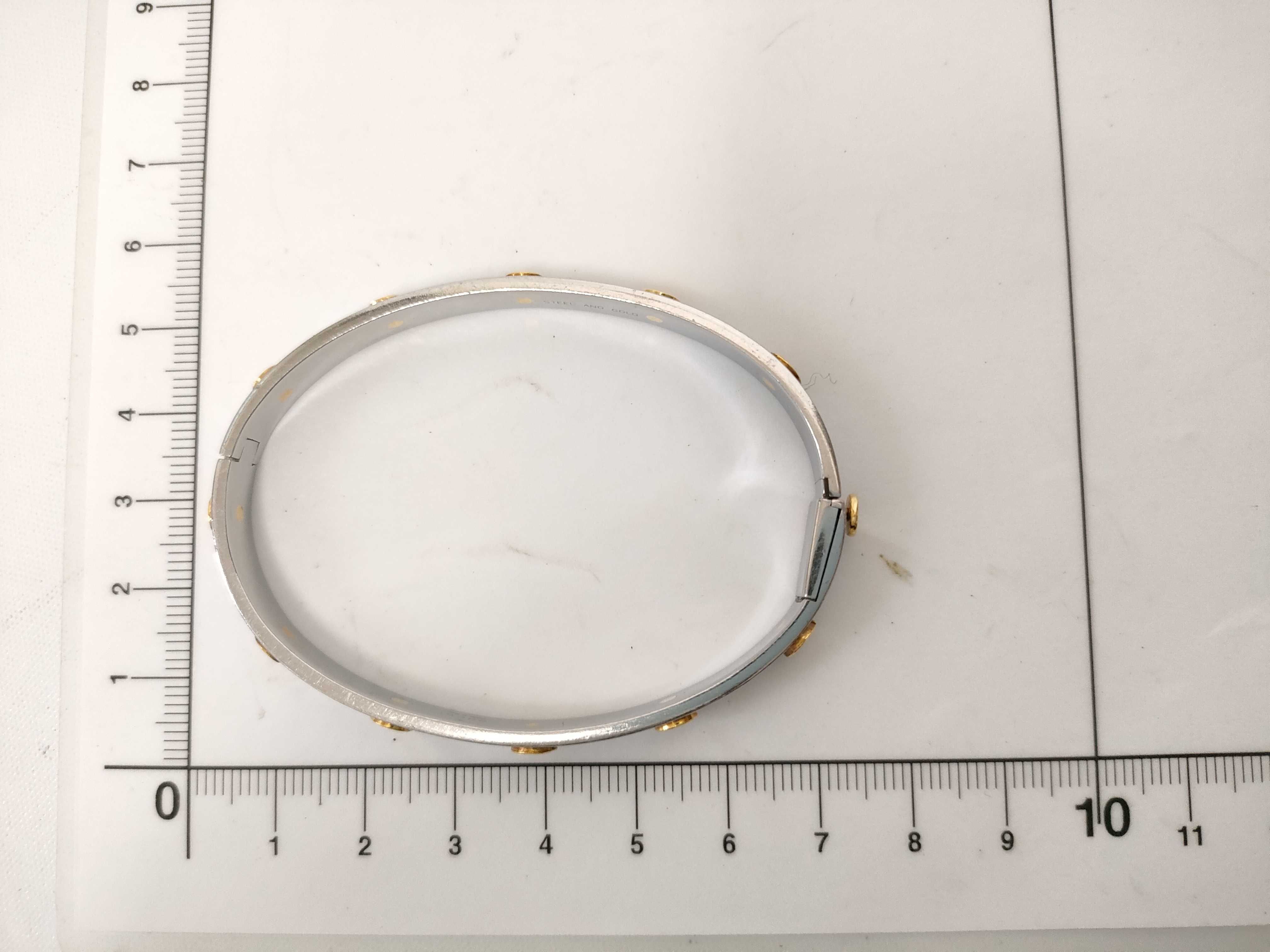 G-mark logo bangle YG x SS #17 Bracelet/Bangle — view 8