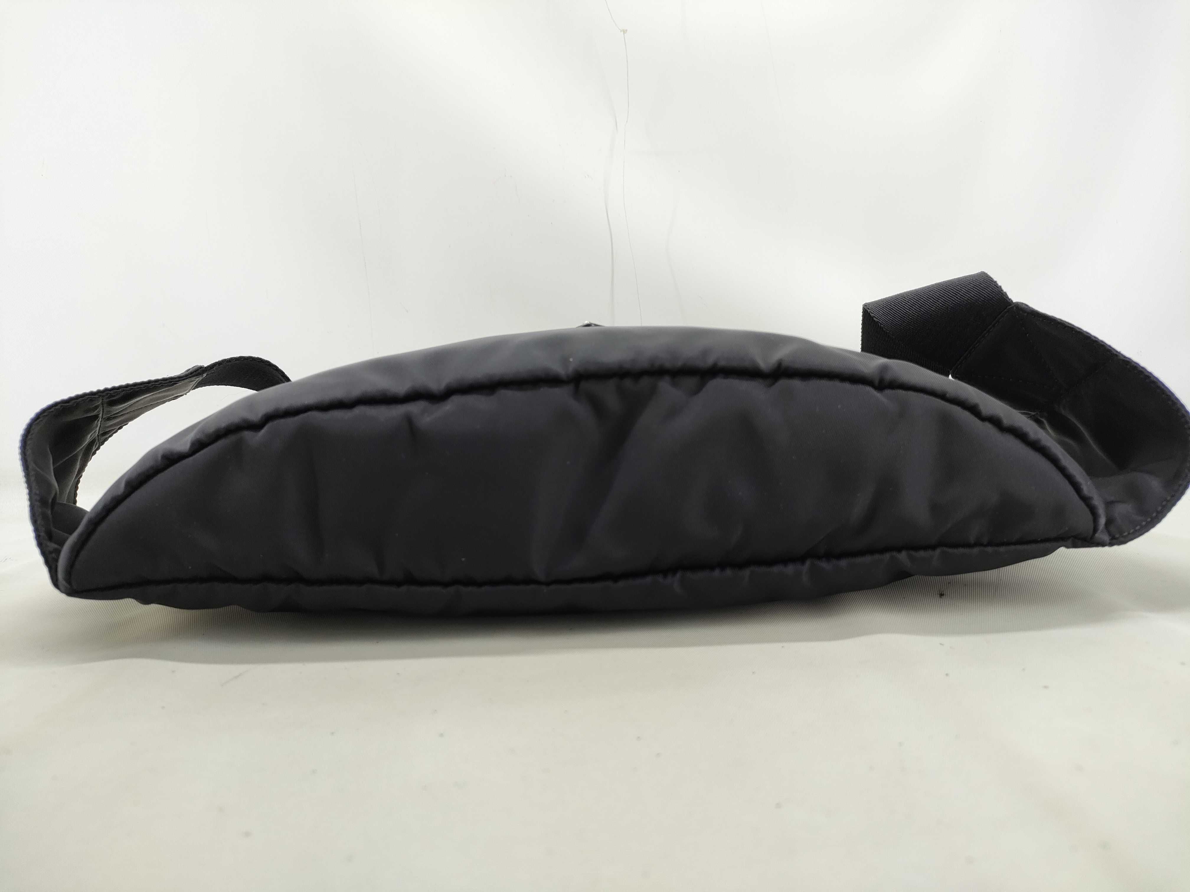 Nylon Prada Tessuto Nylon Body Bag Black 1BL011 Waist Bag — view 3