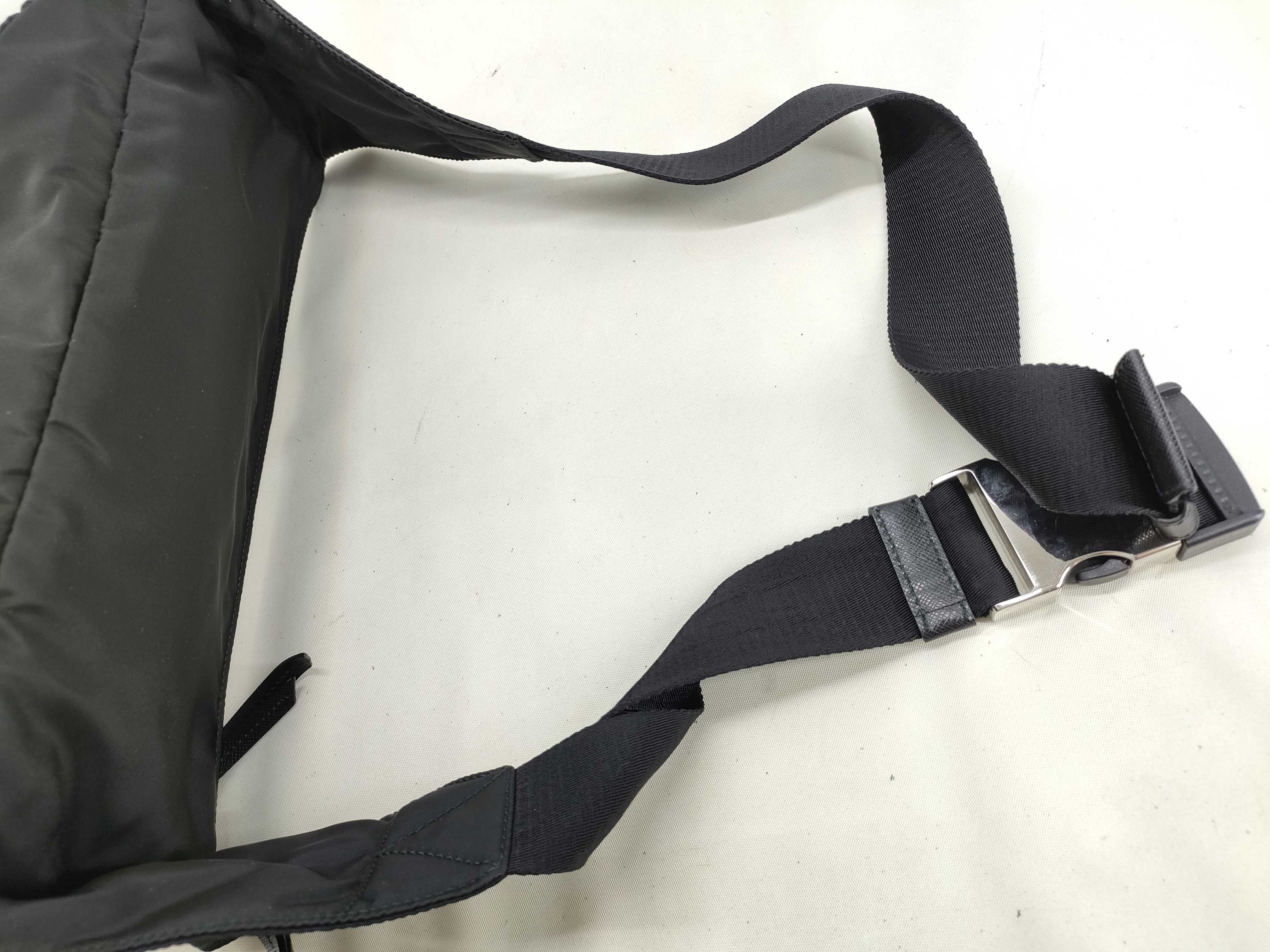 Nylon Prada Tessuto Nylon Body Bag Black 1BL011 Waist Bag — view 5
