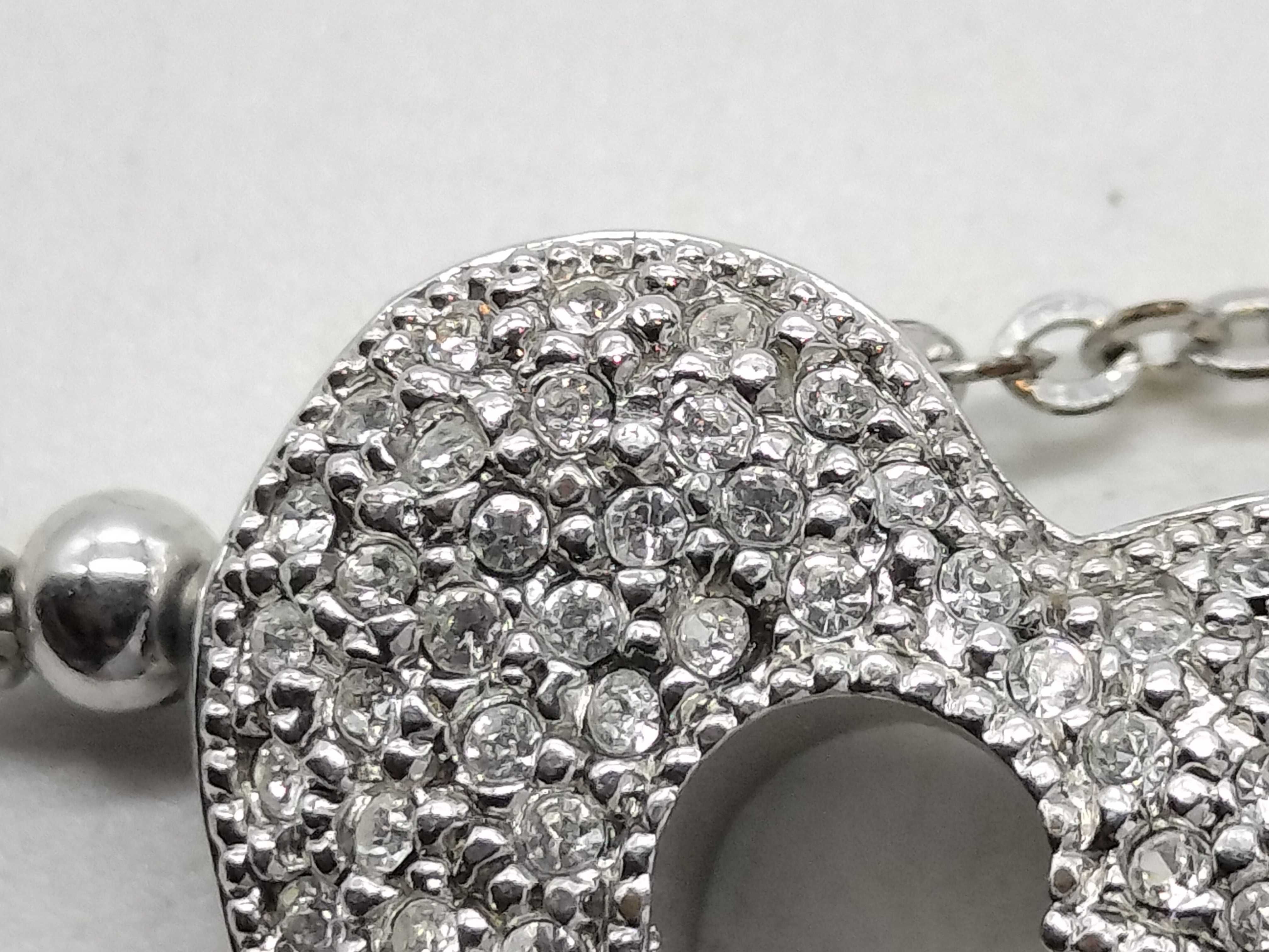 Silver Heart Bracelet Bracelet/Bangle — view 2