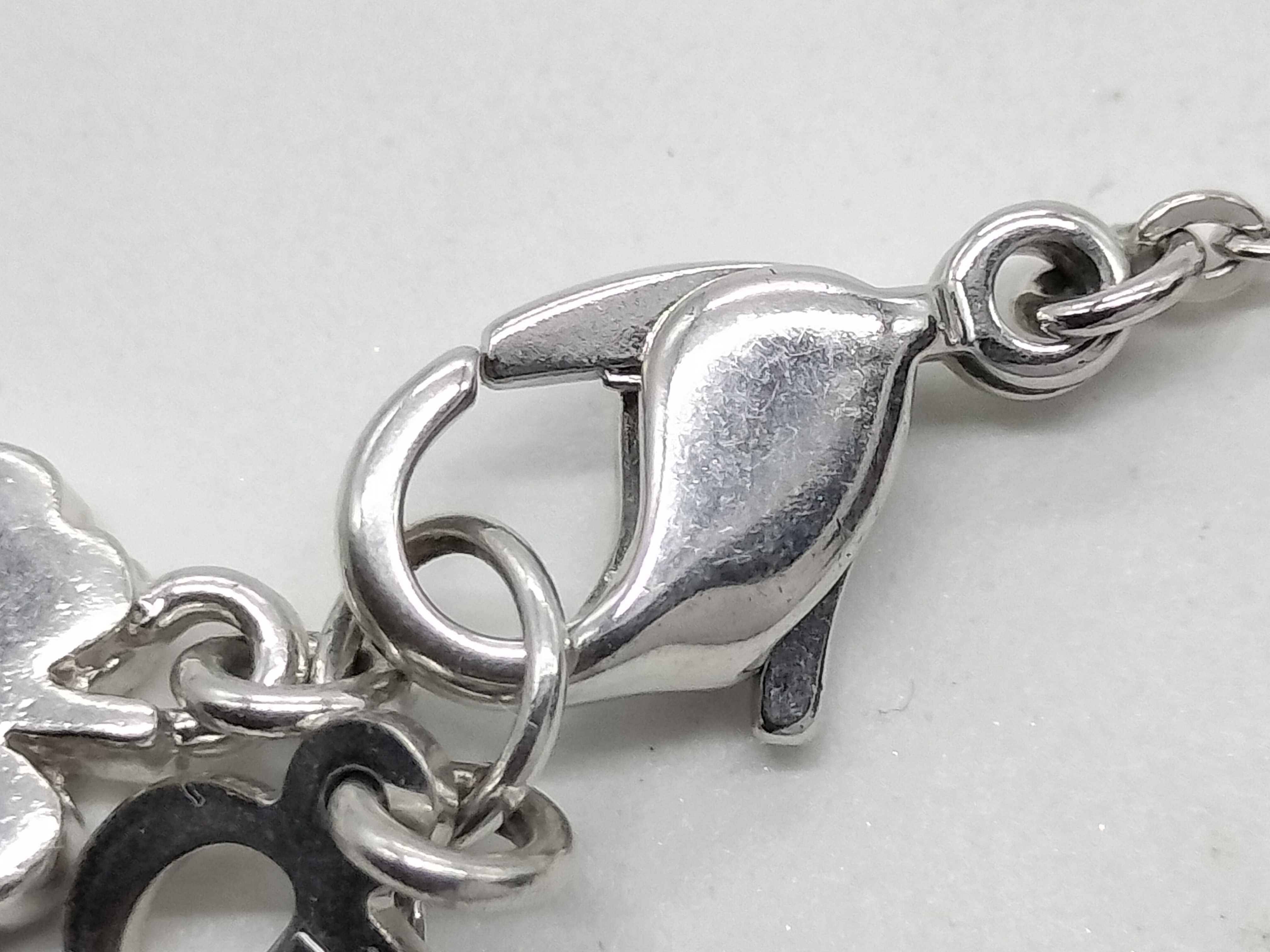 Silver Heart Bracelet Bracelet/Bangle — view 5