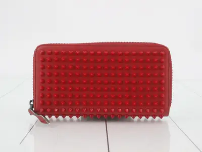Panettone Studded Round Zipper Long Wallet