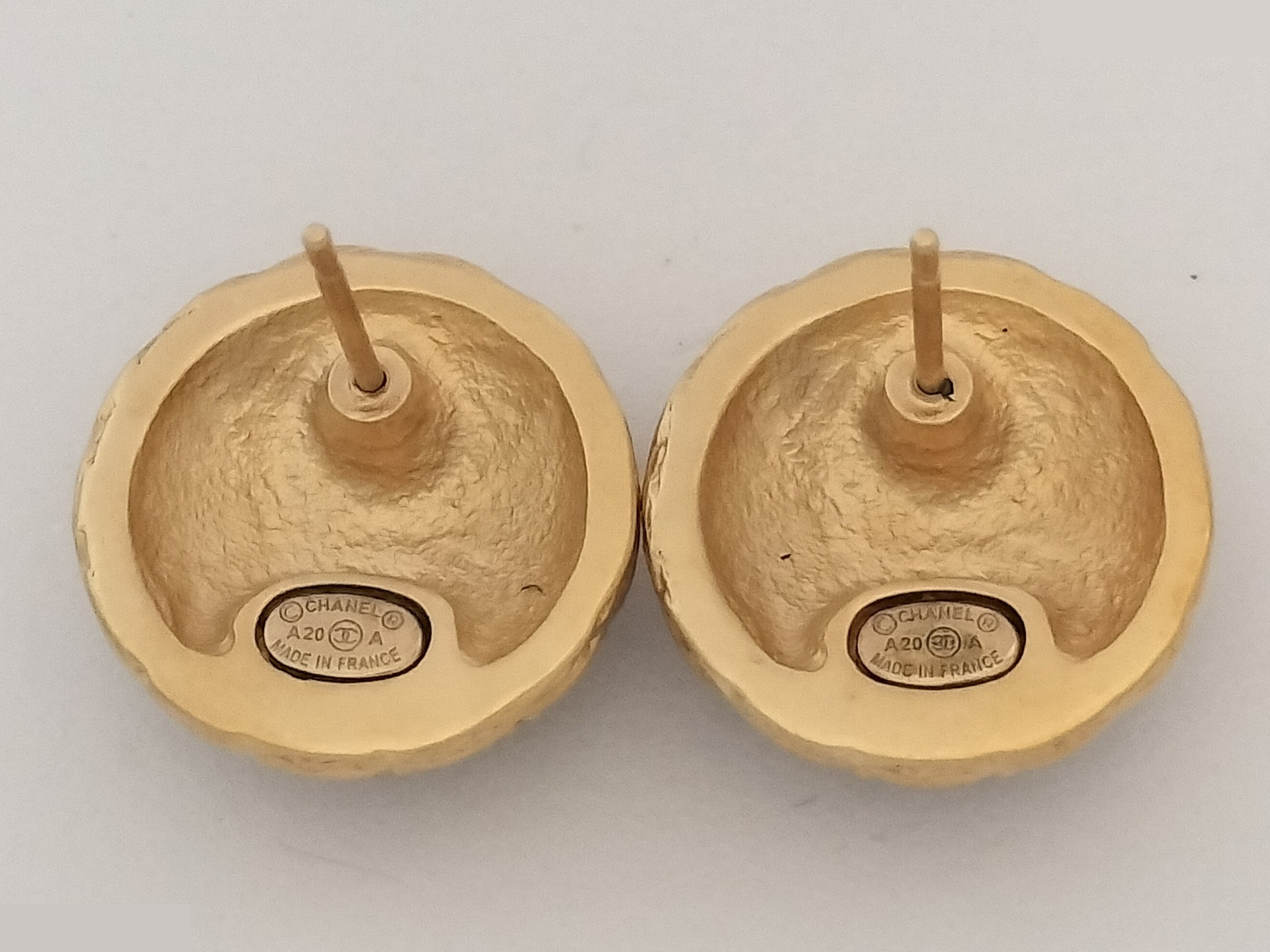 Coco Rhinestone Gold Earrings — view 3