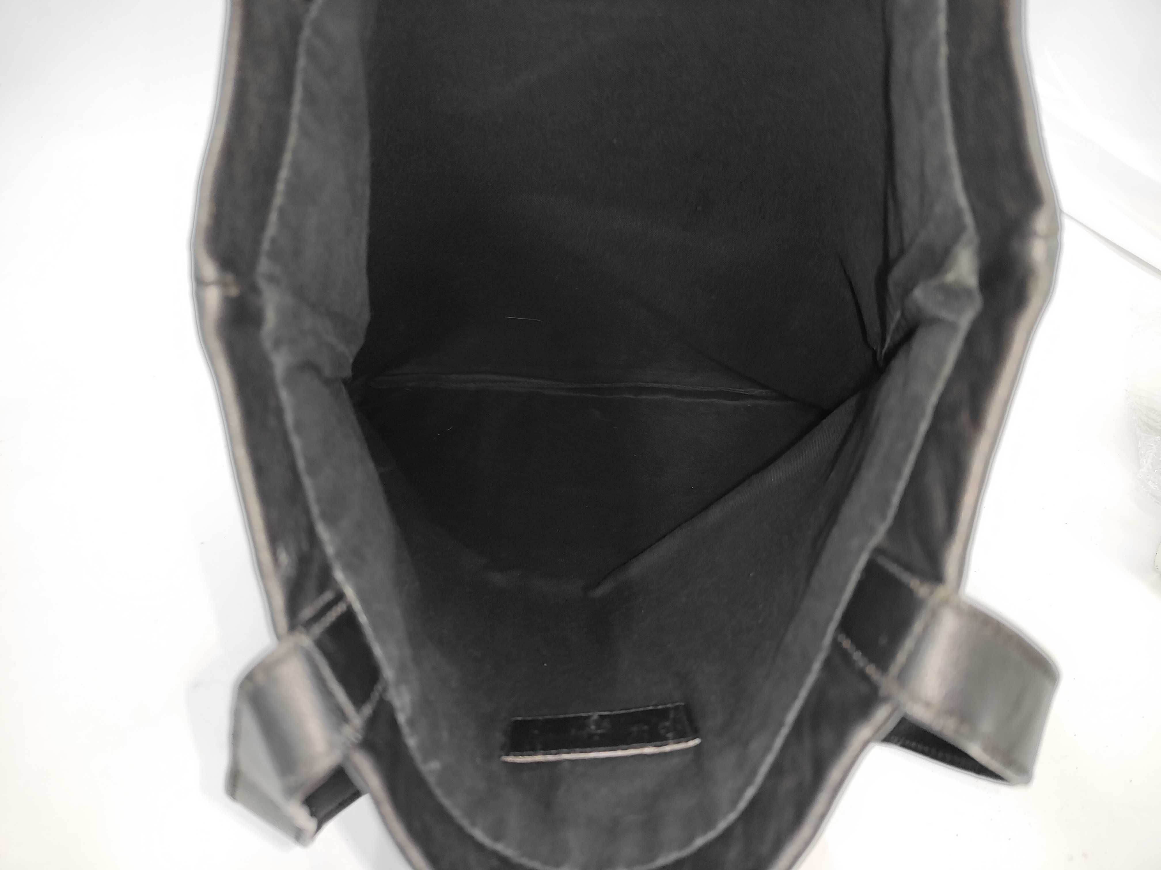 Leather Tote Bag, Black, with Dust Bag. — view 5