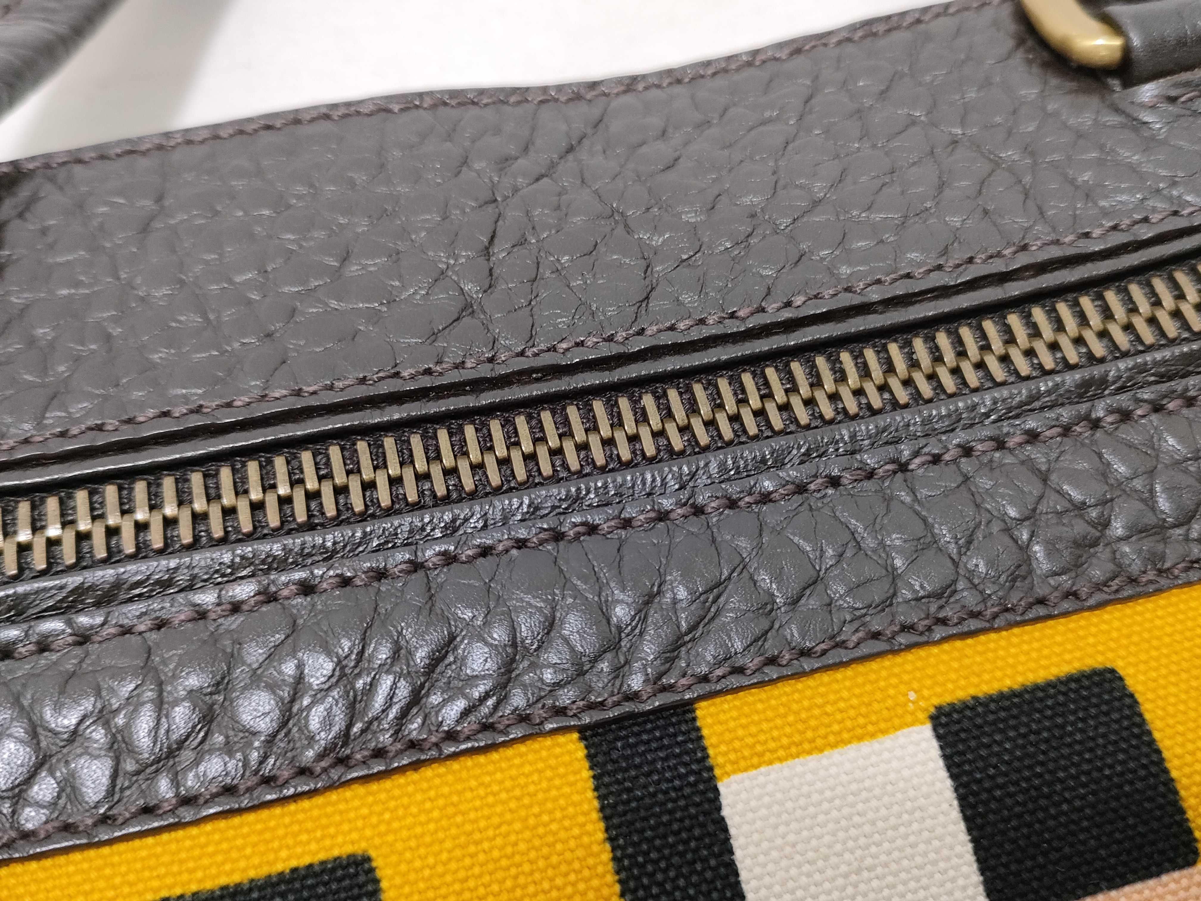 Canvas x Leather Tote Bag — view 13