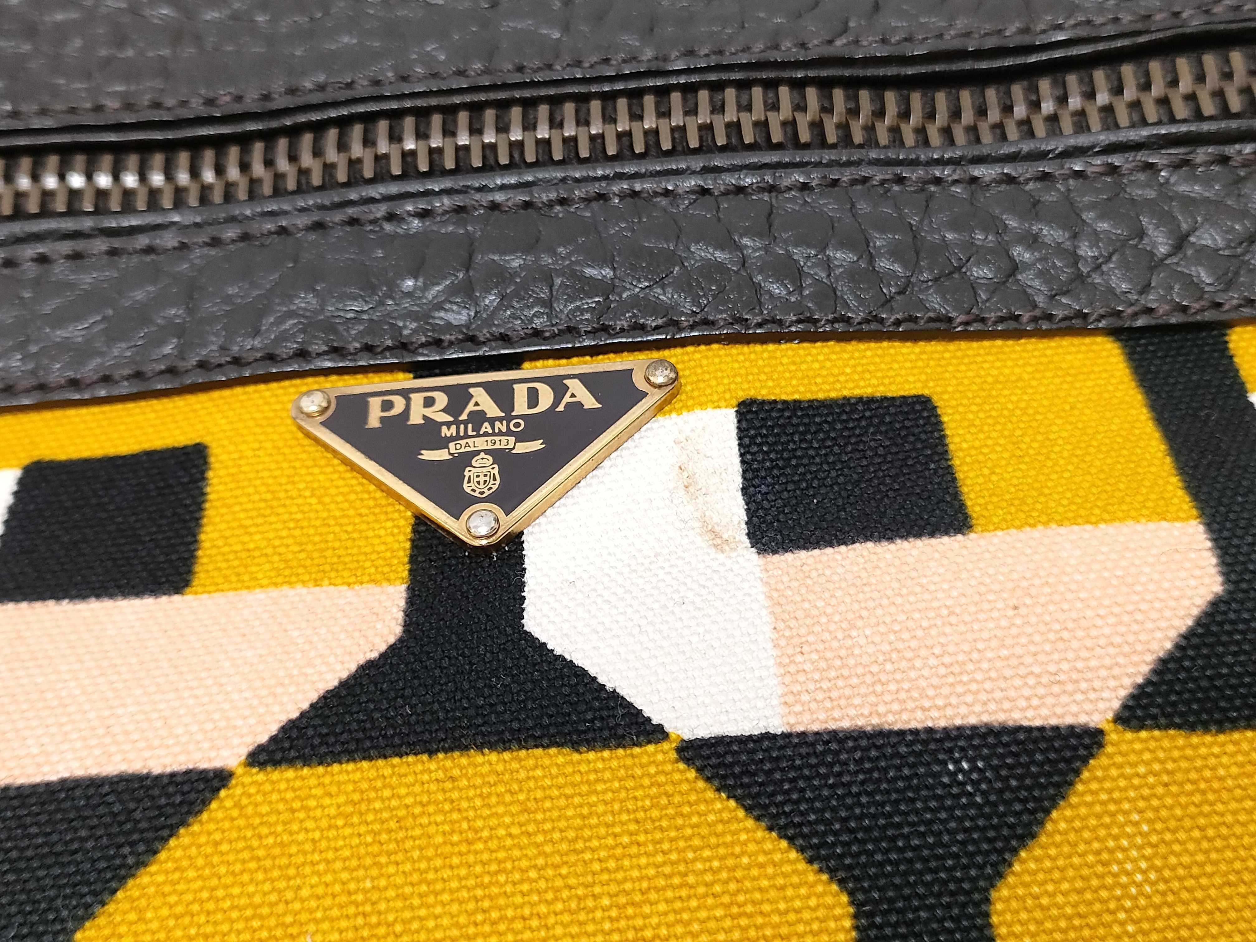 Canvas x Leather Tote Bag — view 14