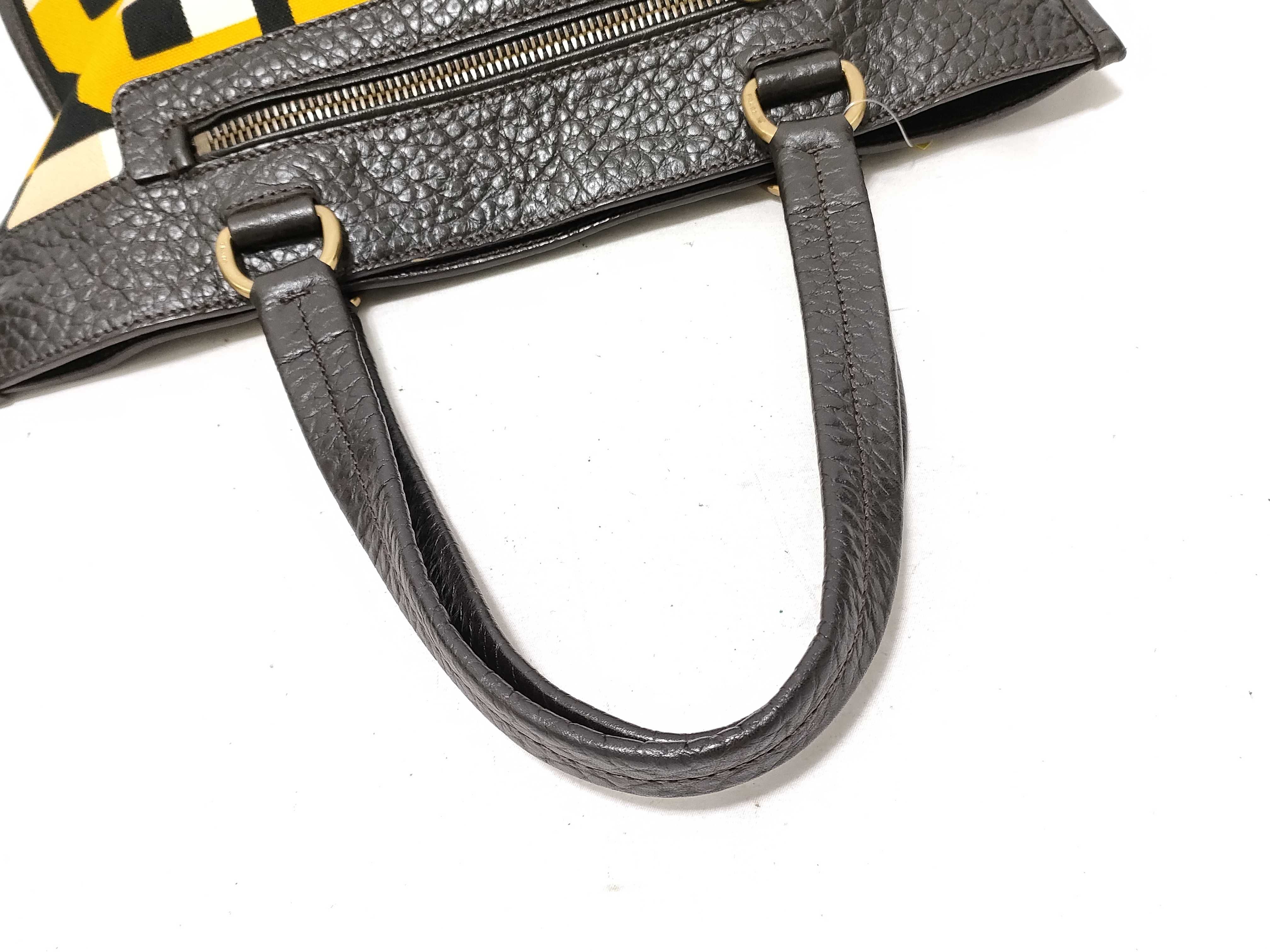 Canvas x Leather Tote Bag — view 3