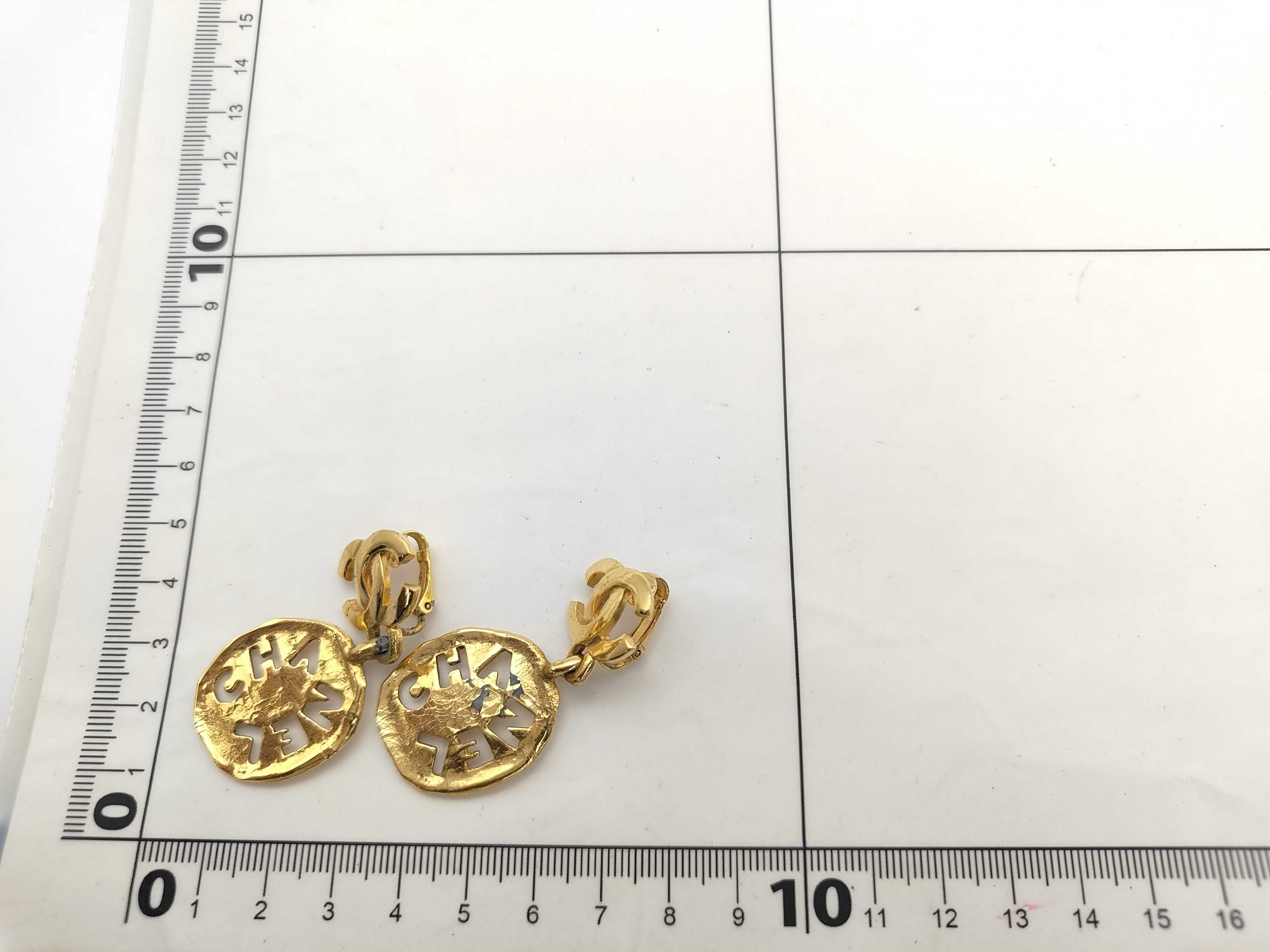 Coco Vintage Plate Earrings — view 2