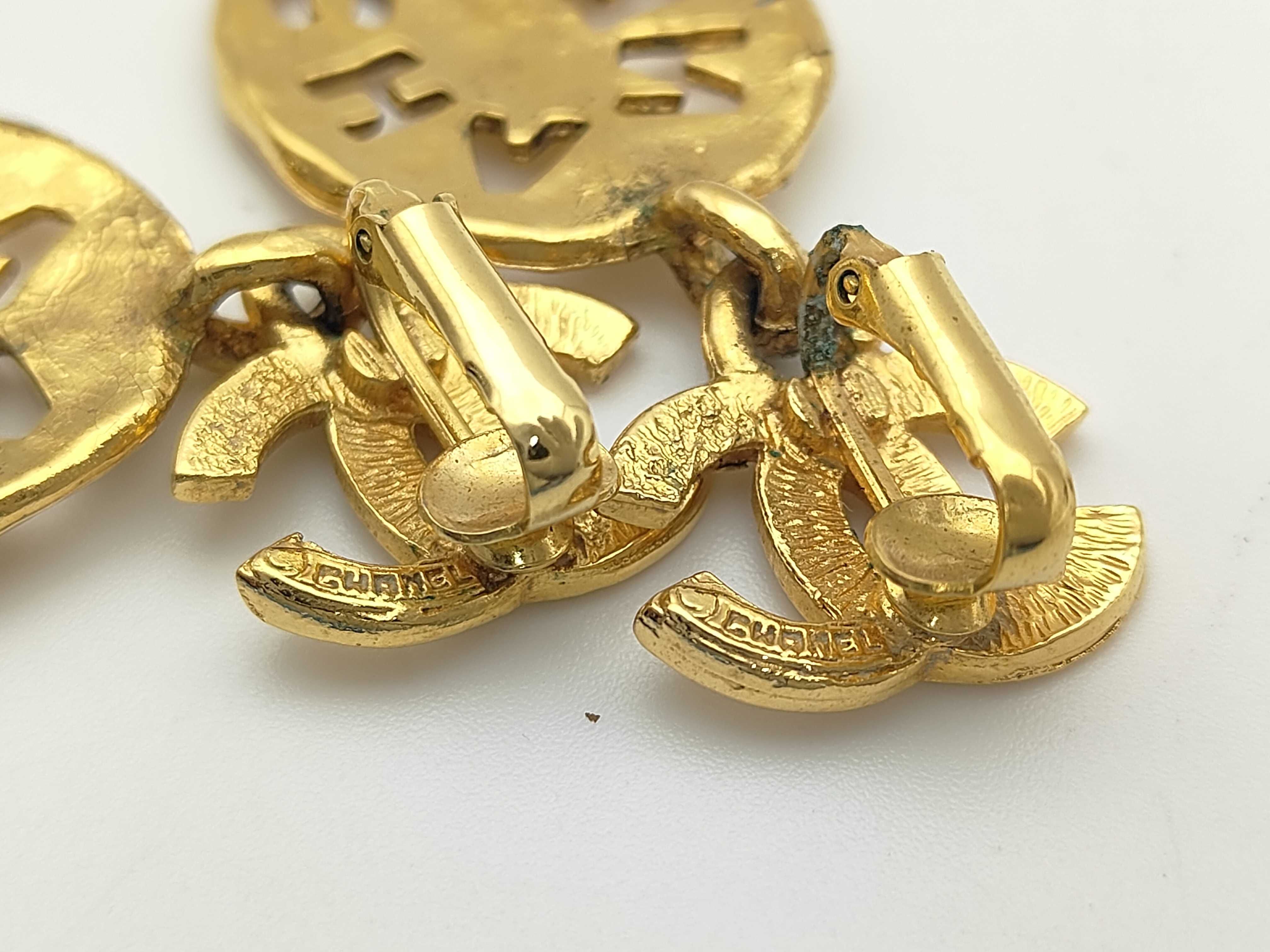Coco Vintage Plate Earrings — view 4